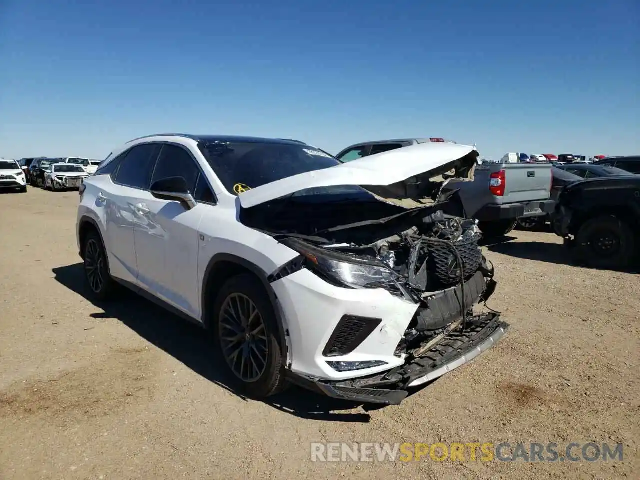 1 Photograph of a damaged car 2T2YZMDA8MC288960 LEXUS RX350 2021