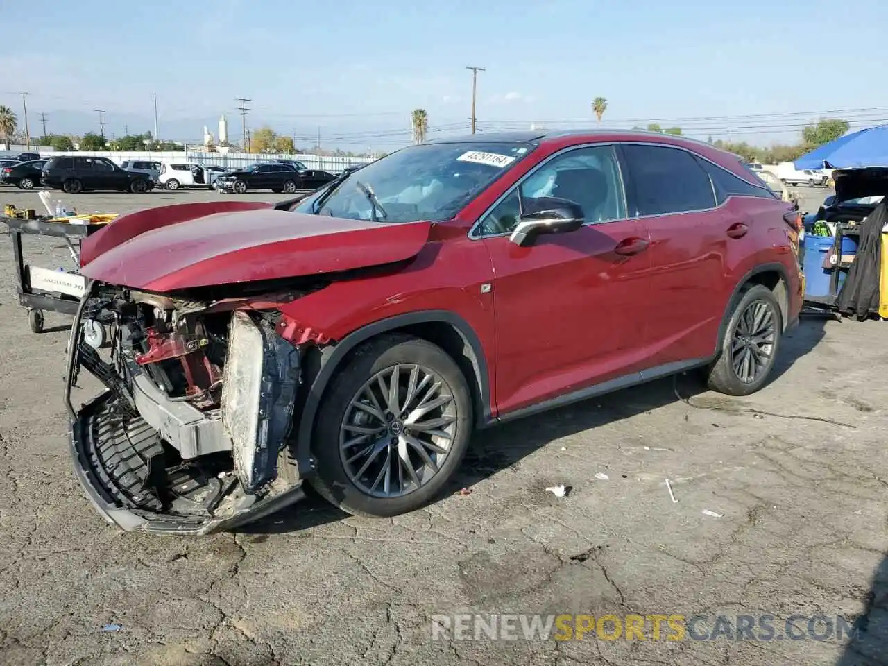 1 Photograph of a damaged car 2T2YZMDAXMC270704 LEXUS RX350 2021