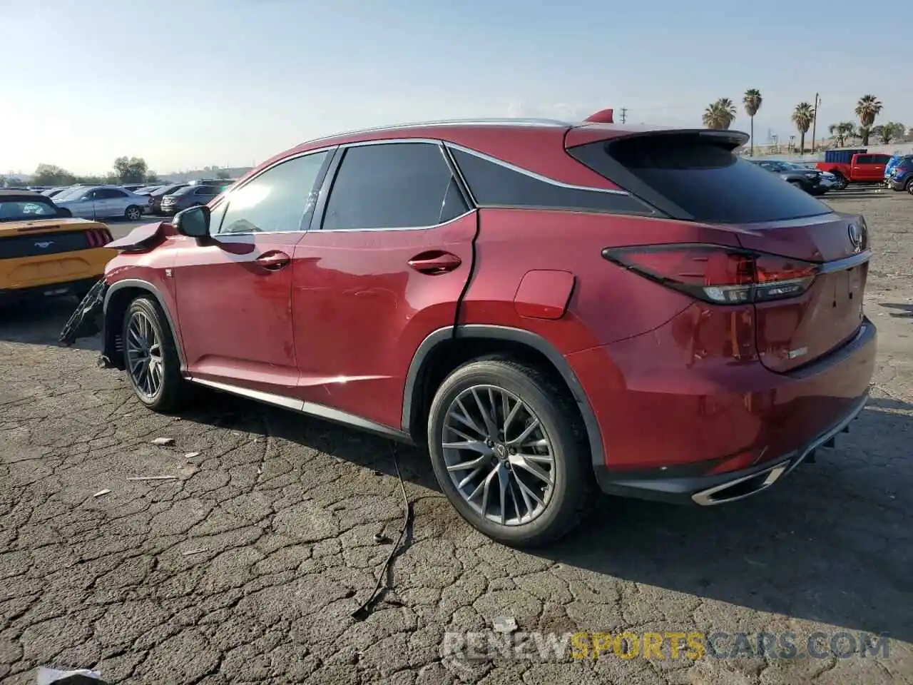 2 Фотография поврежденного автомобиля 2T2YZMDAXMC270704 LEXUS RX350 2021