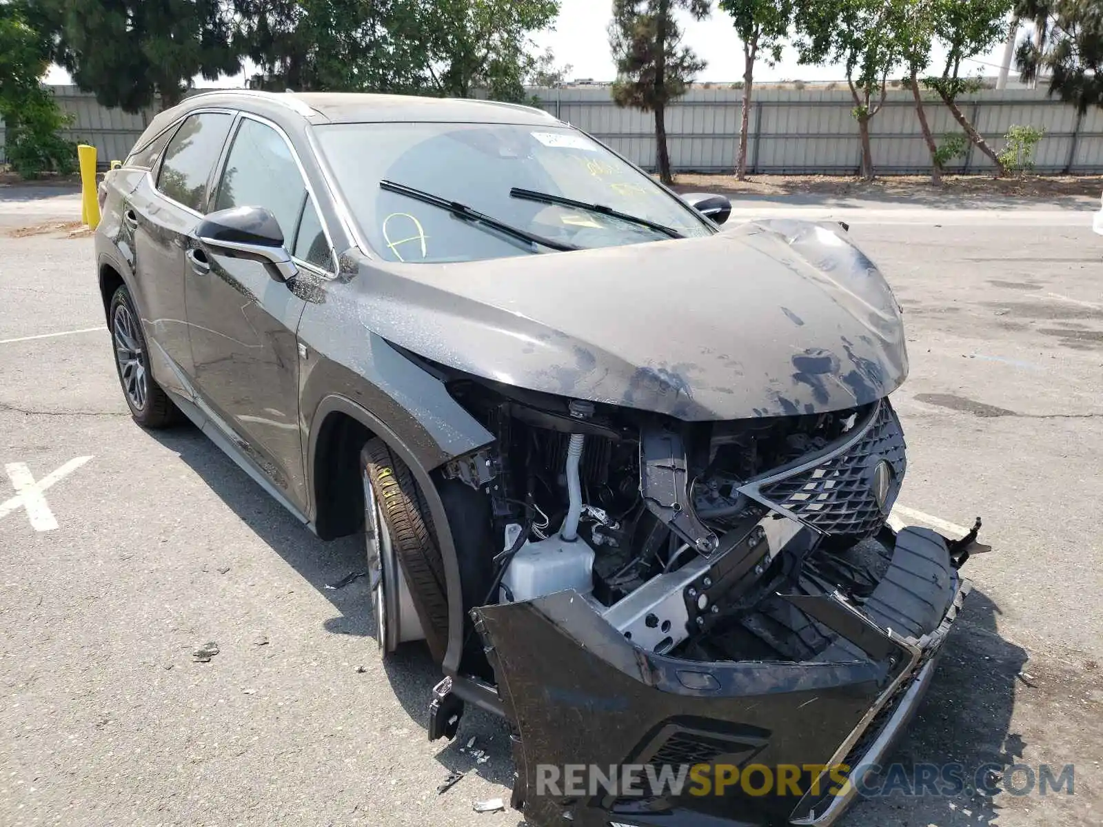 1 Photograph of a damaged car 2T2YZMDAXMC277197 LEXUS RX350 2021