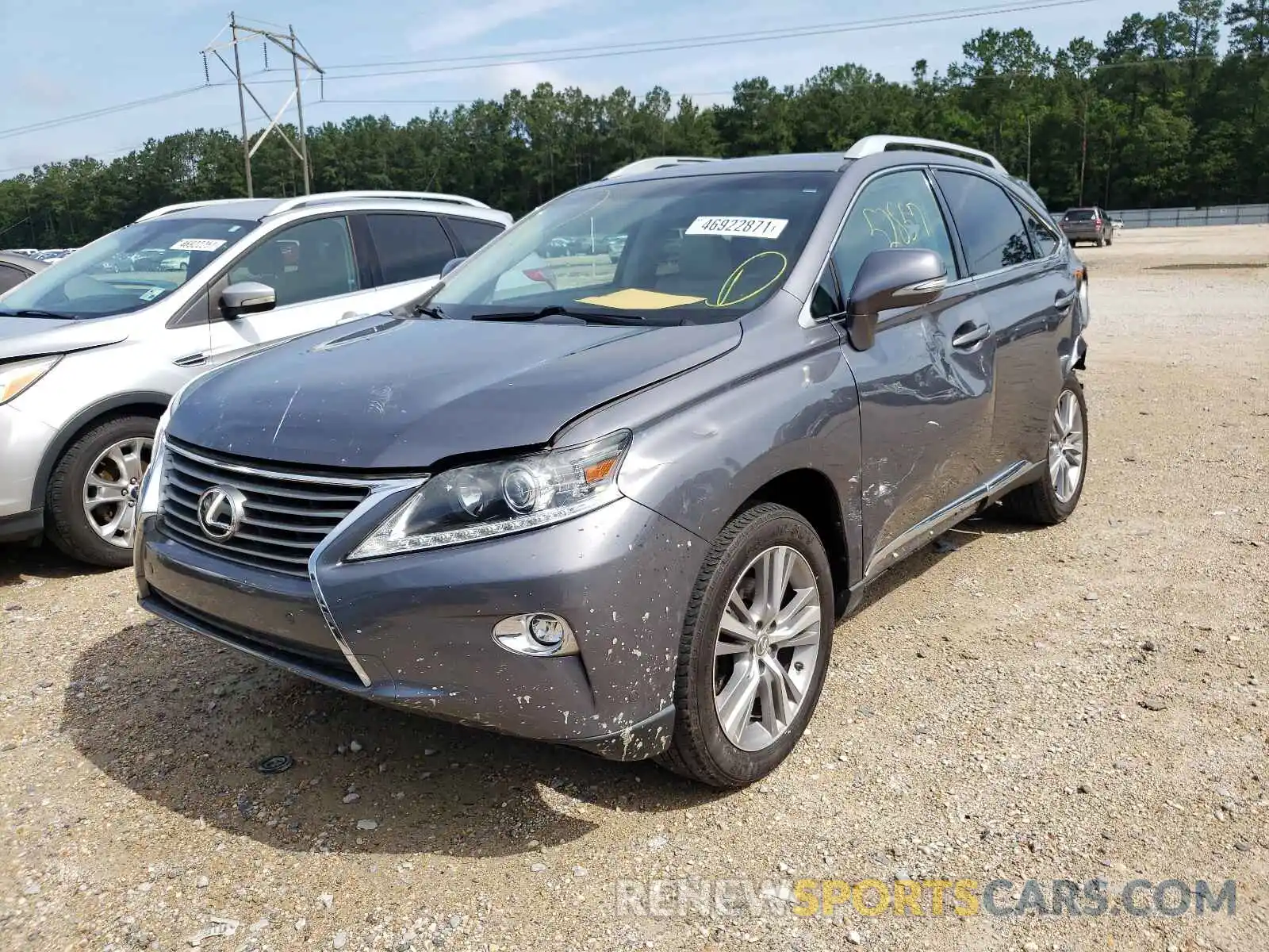 2 Photograph of a damaged car 2T2ZK1BA1FC157785 LEXUS RX350 2021