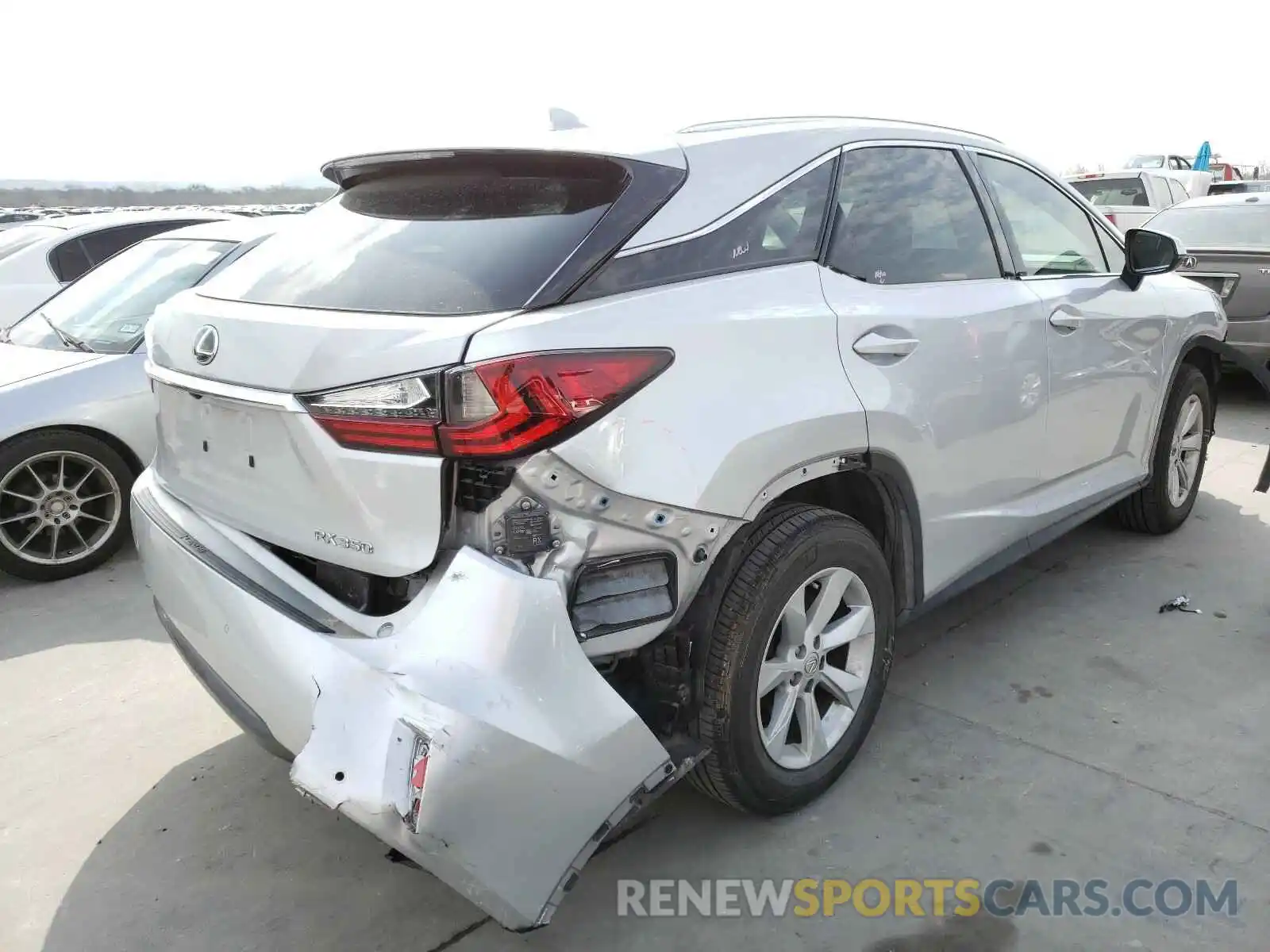 4 Фотография поврежденного автомобиля 2T2ZZMCA7GC008181 LEXUS RX350 2021