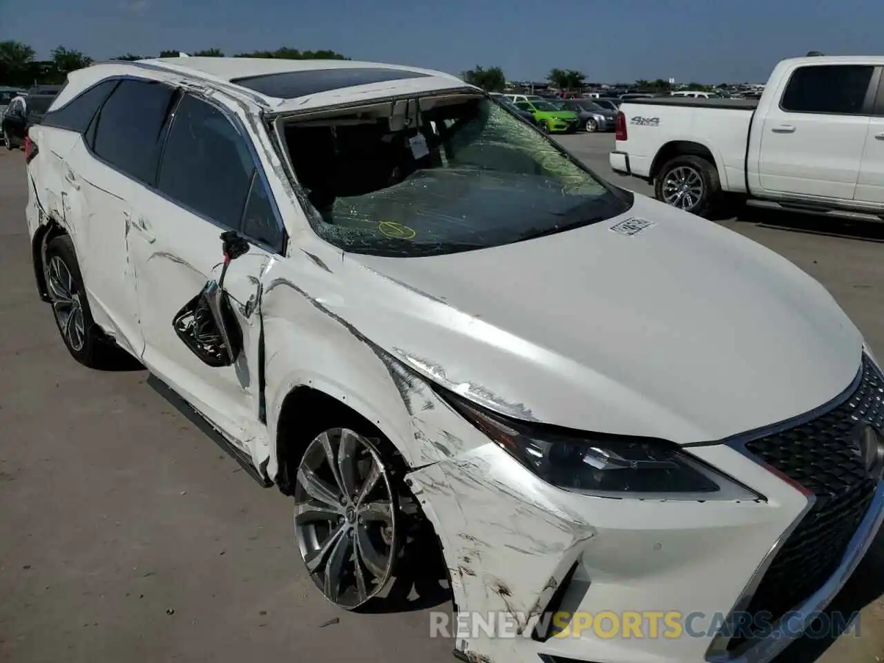 9 Photograph of a damaged car JTJHZKEA1M2019010 LEXUS RX350 2021