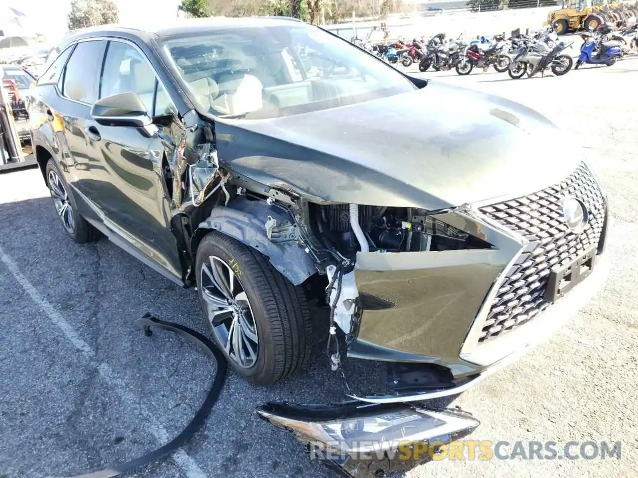 1 Photograph of a damaged car JTJHZKEA1M2020142 LEXUS RX350 2021