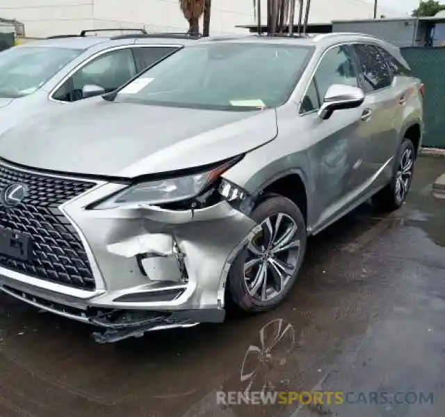 1 Photograph of a damaged car JTJHZKEA2M2021851 LEXUS RX350 2021