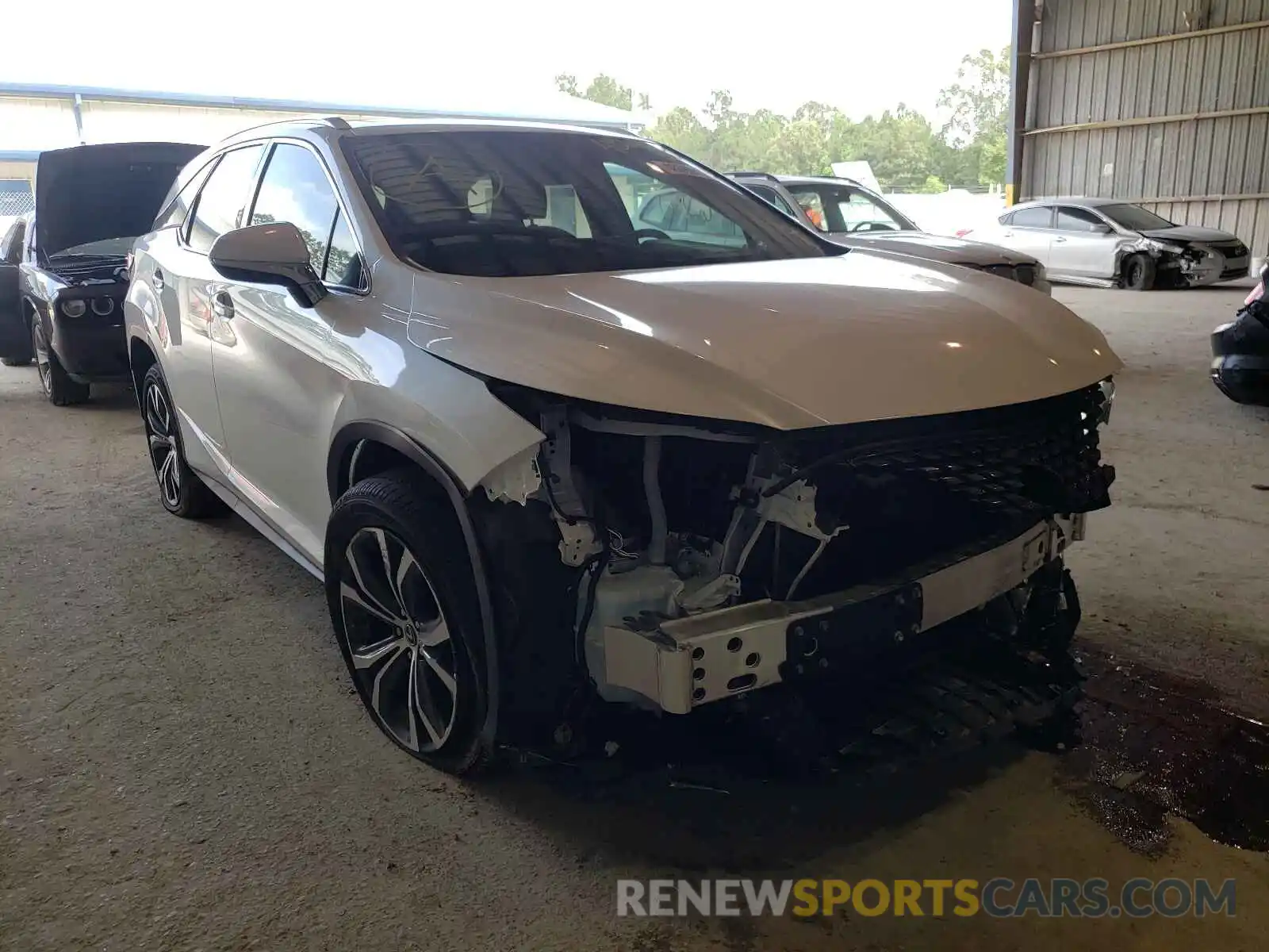 1 Photograph of a damaged car JTJHZKEA3M2019087 LEXUS RX350 2021