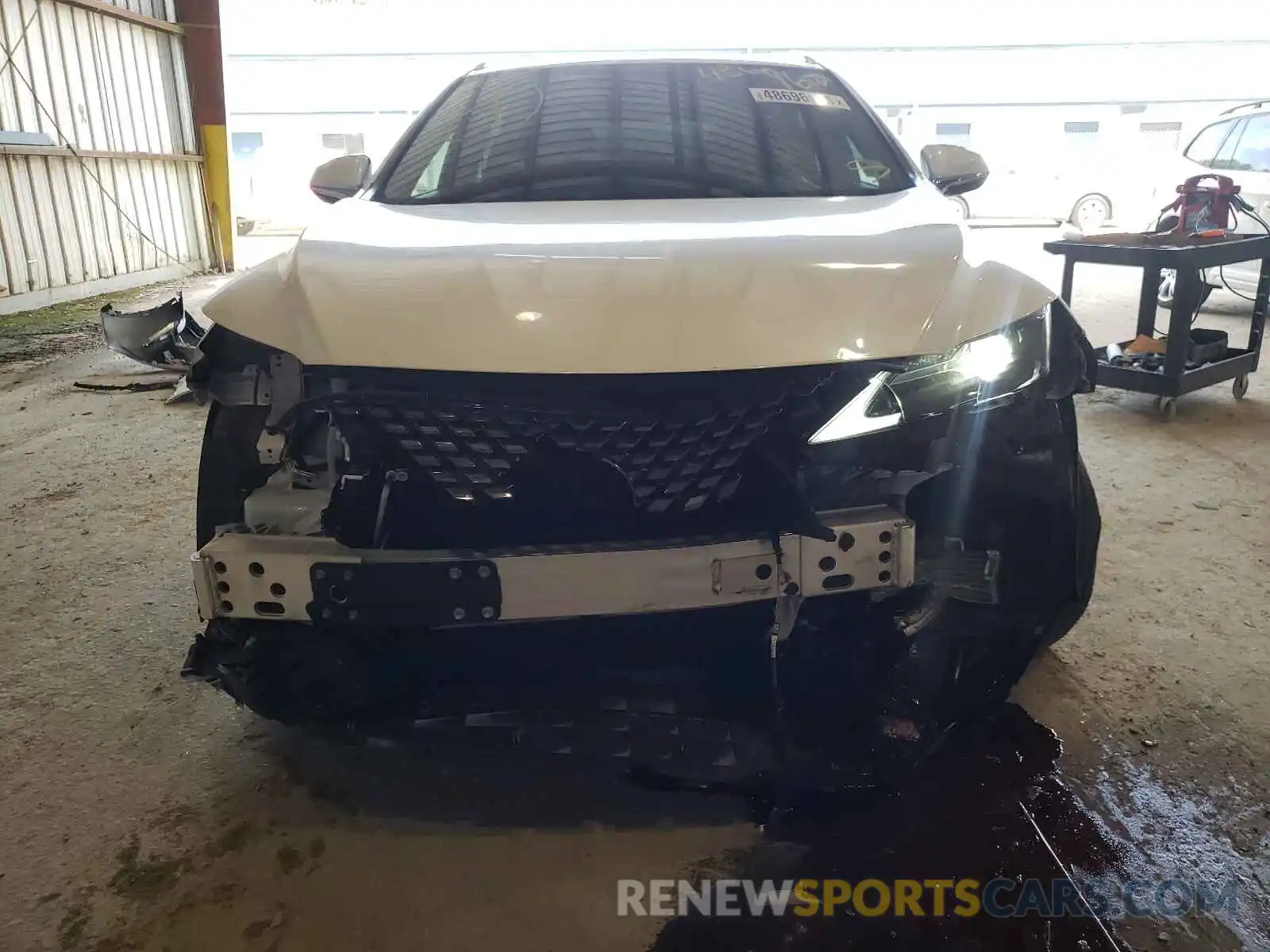 9 Фотография поврежденного автомобиля JTJHZKEA3M2019087 LEXUS RX350 2021