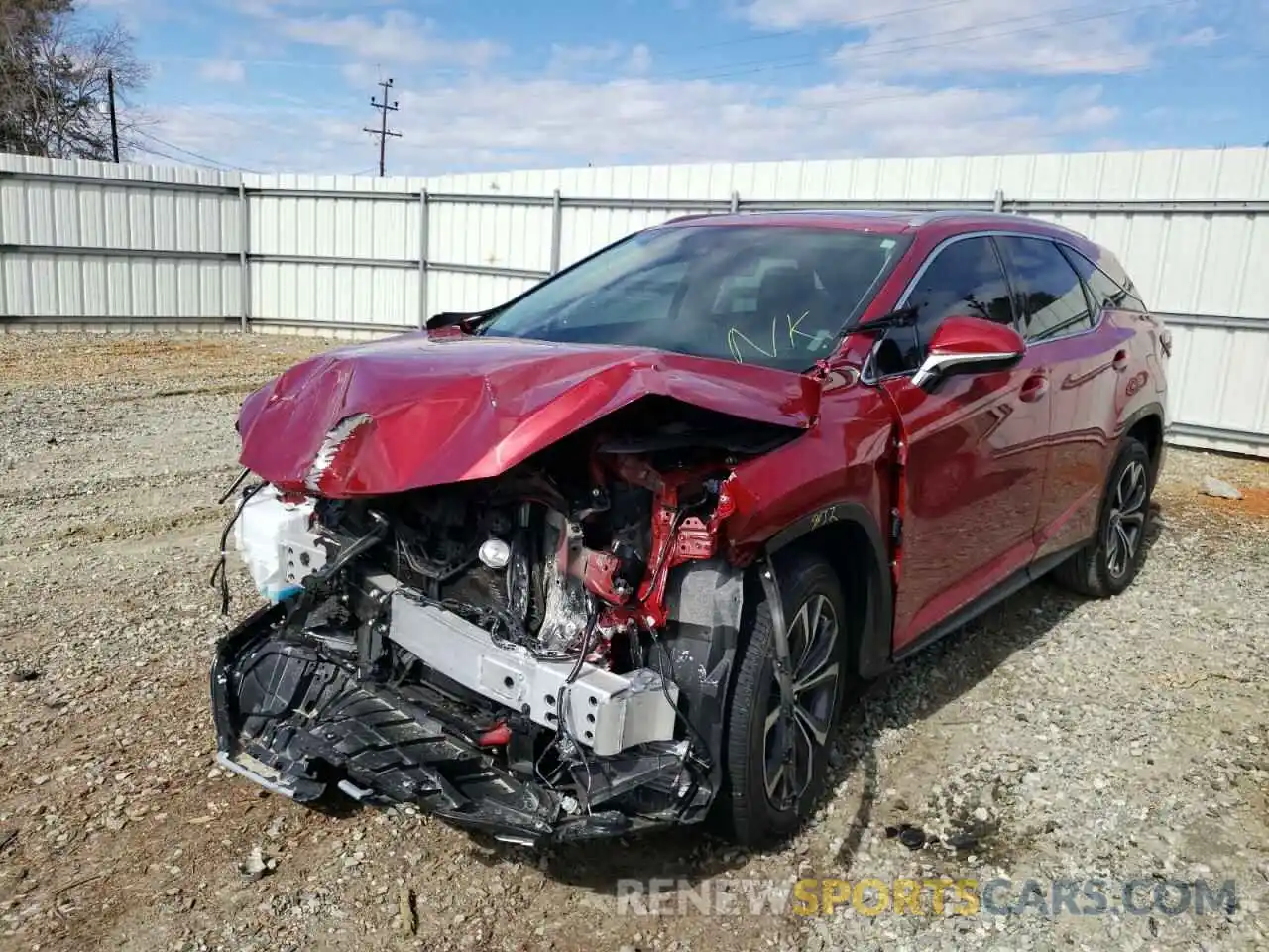 2 Photograph of a damaged car JTJHZKEA4M2022340 LEXUS RX350 2021