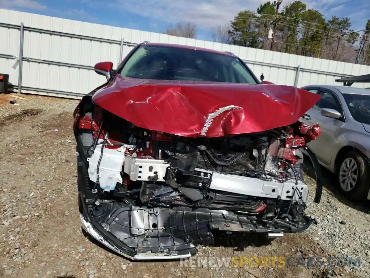 9 Photograph of a damaged car JTJHZKEA4M2022340 LEXUS RX350 2021