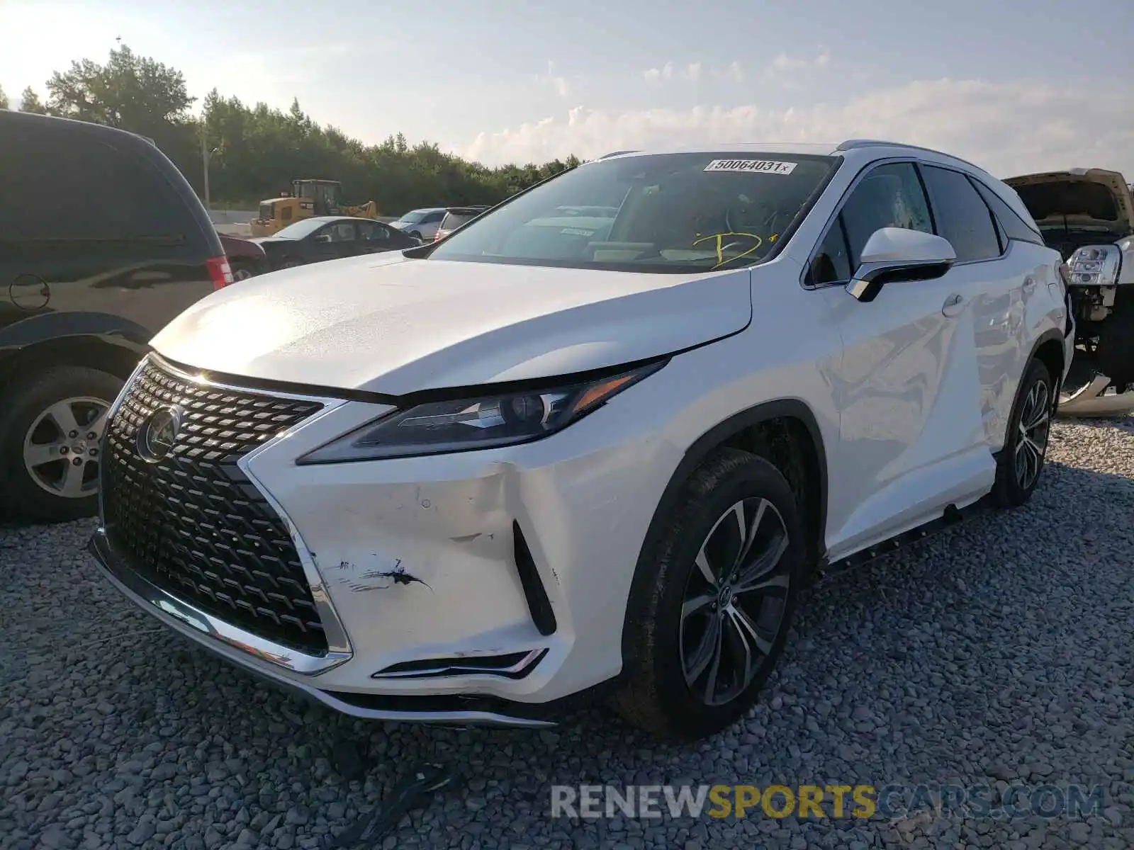 9 Фотография поврежденного автомобиля JTJHZKEA7M2020355 LEXUS RX350 2021