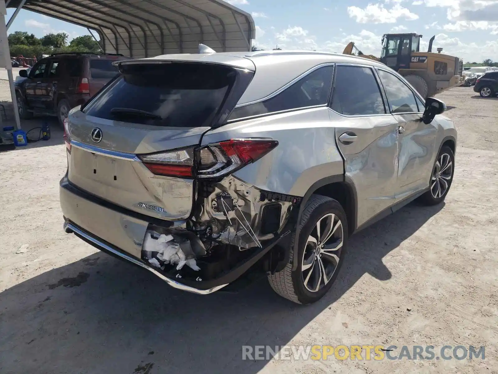 4 Фотография поврежденного автомобиля JTJHZKEA7M2021067 LEXUS RX350 2021