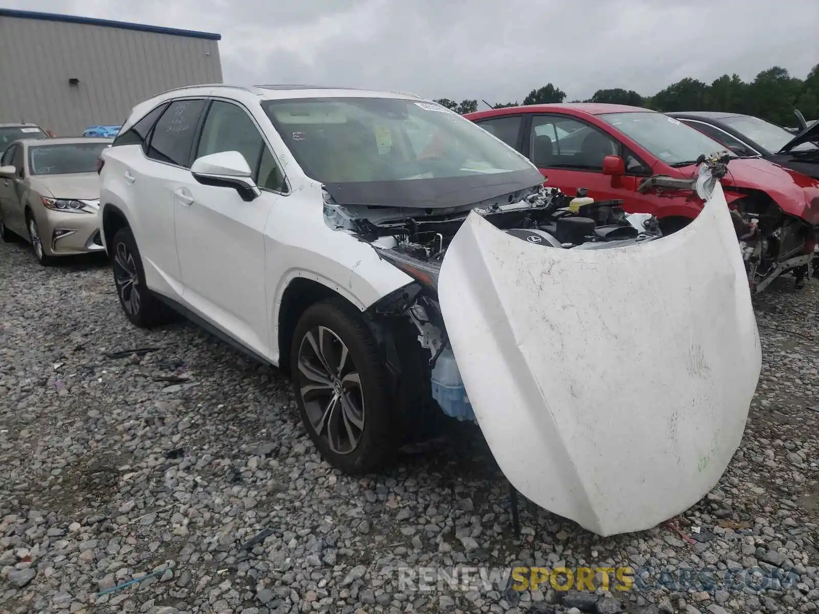 1 Photograph of a damaged car JTJHZKEA8M2021370 LEXUS RX350 2021