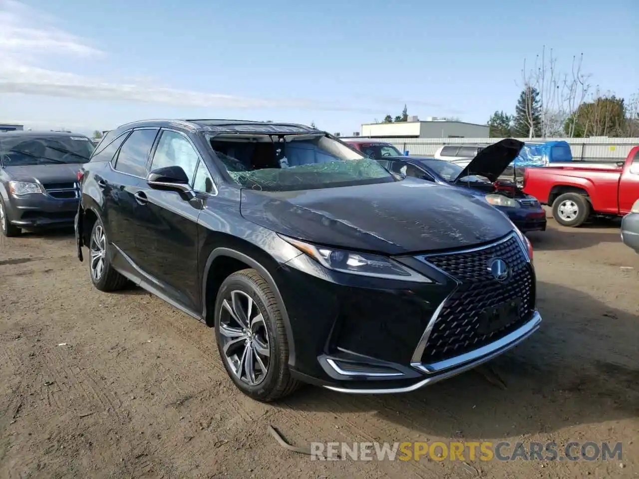 1 Фотография поврежденного автомобиля JTJHZKEA8M2022955 LEXUS RX350 2021