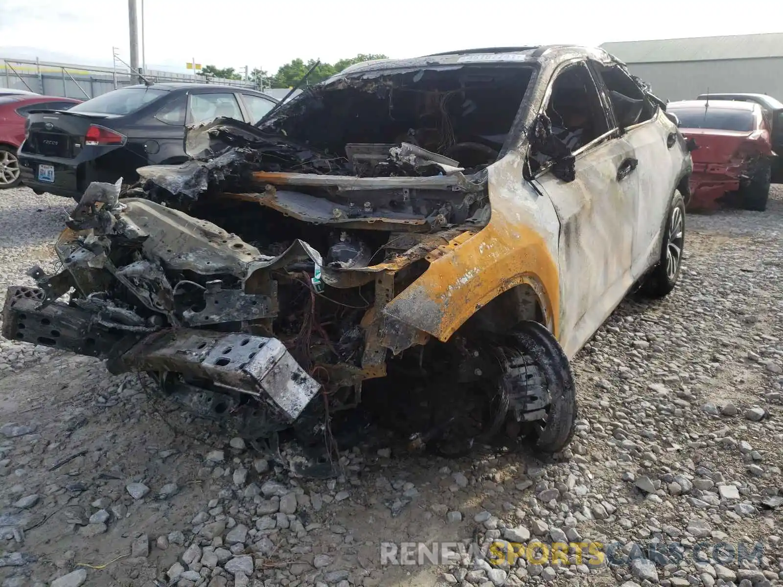 2 Photograph of a damaged car JTJHZKFA0M2027632 LEXUS RX350 2021