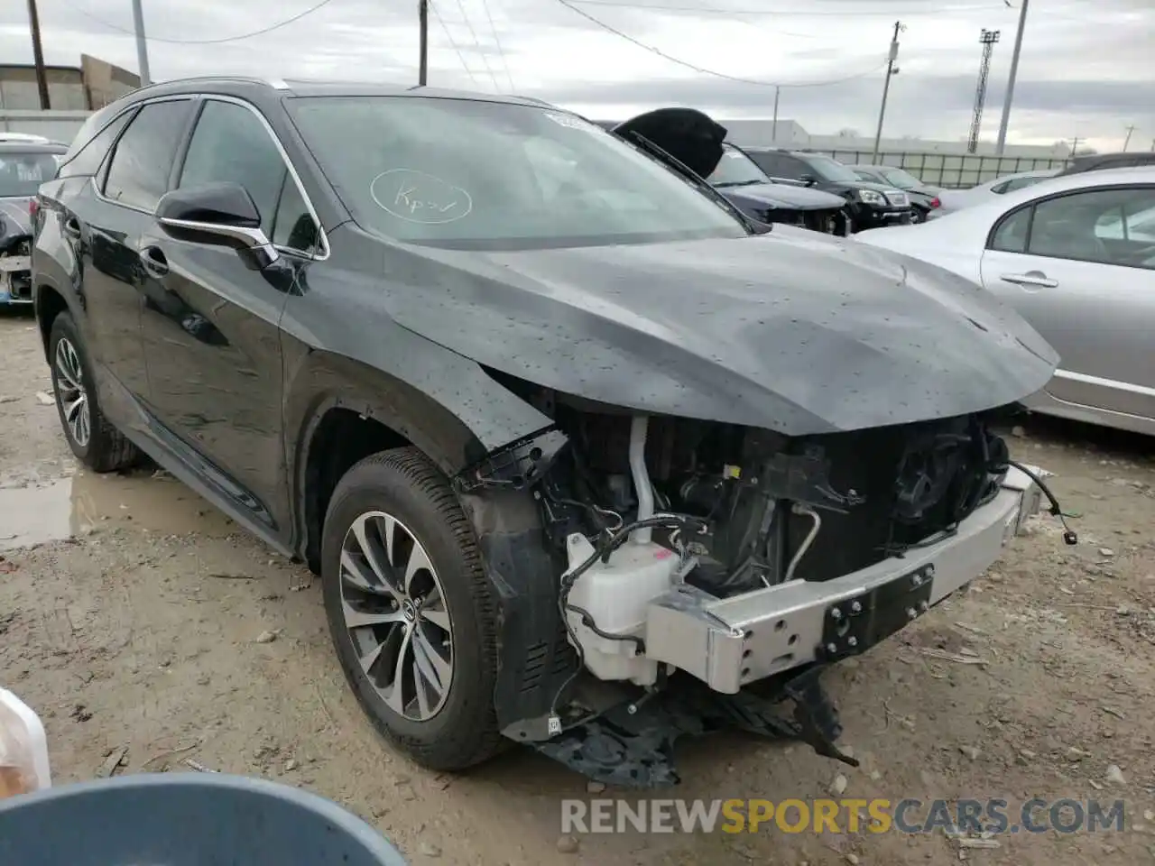 1 Photograph of a damaged car JTJHZKFA2M2028992 LEXUS RX350 2021