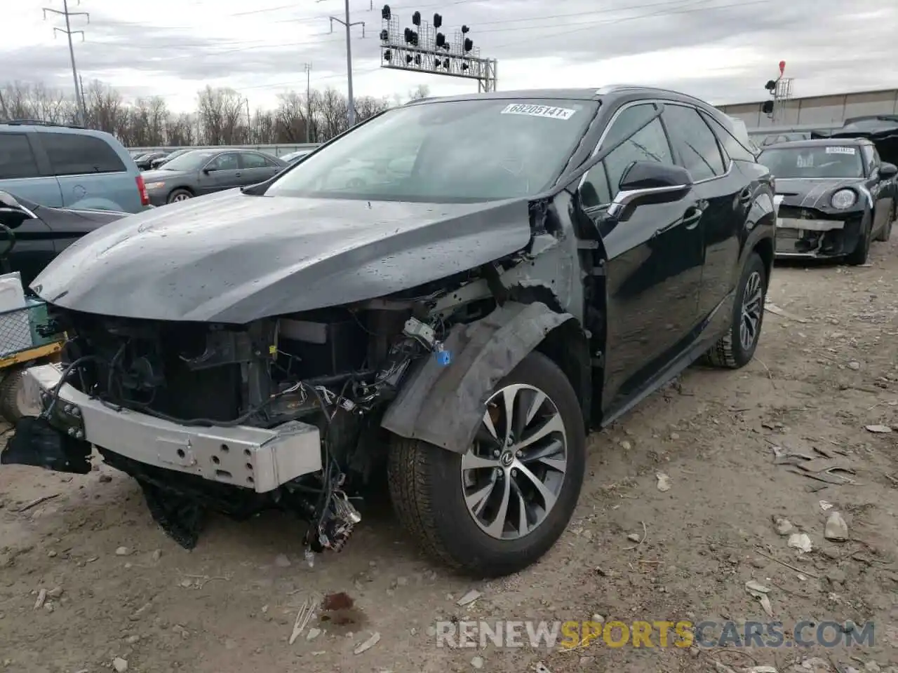 2 Фотография поврежденного автомобиля JTJHZKFA2M2028992 LEXUS RX350 2021