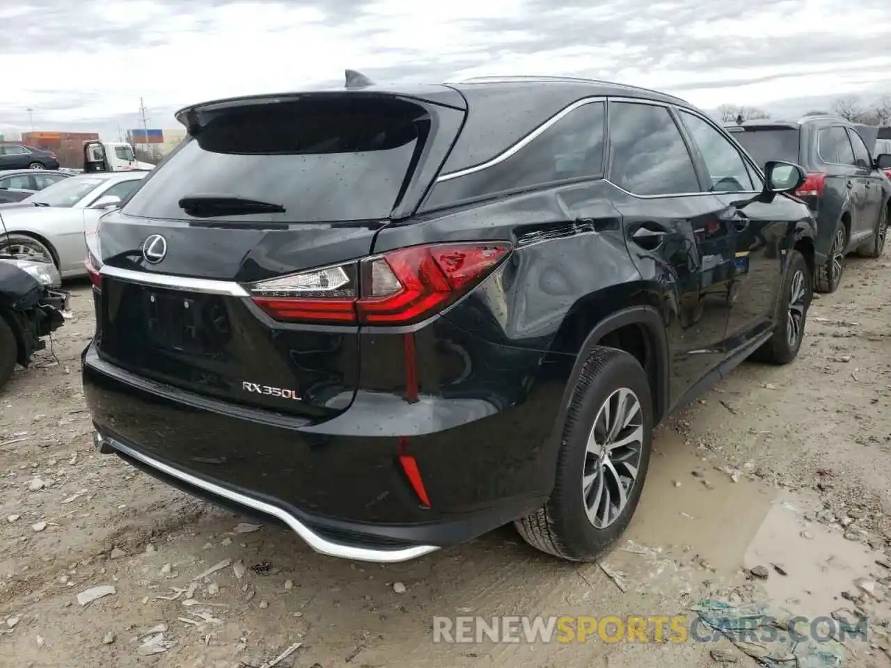 4 Фотография поврежденного автомобиля JTJHZKFA2M2028992 LEXUS RX350 2021