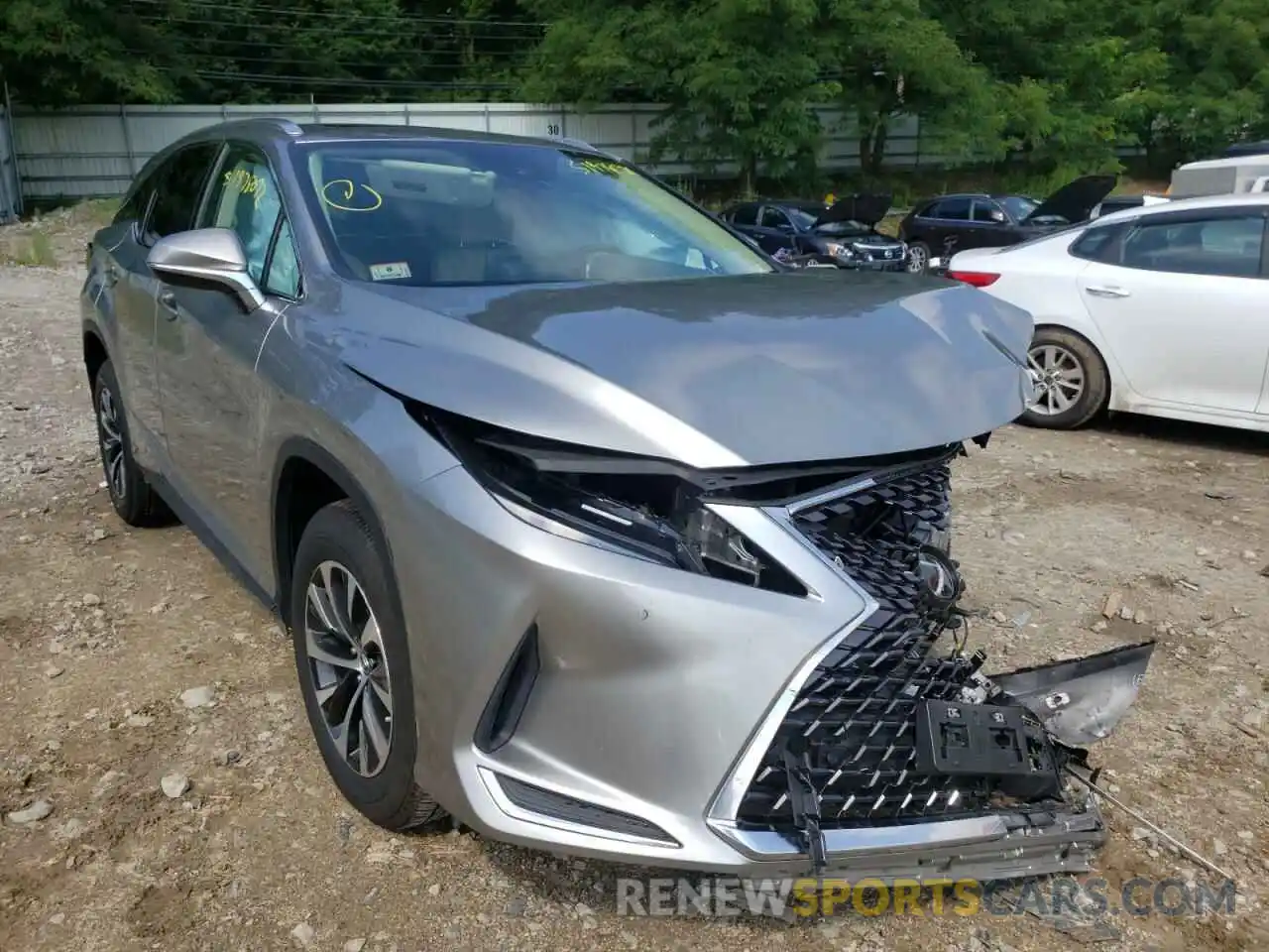 1 Photograph of a damaged car JTJHZKFA2M2034307 LEXUS RX350 2021