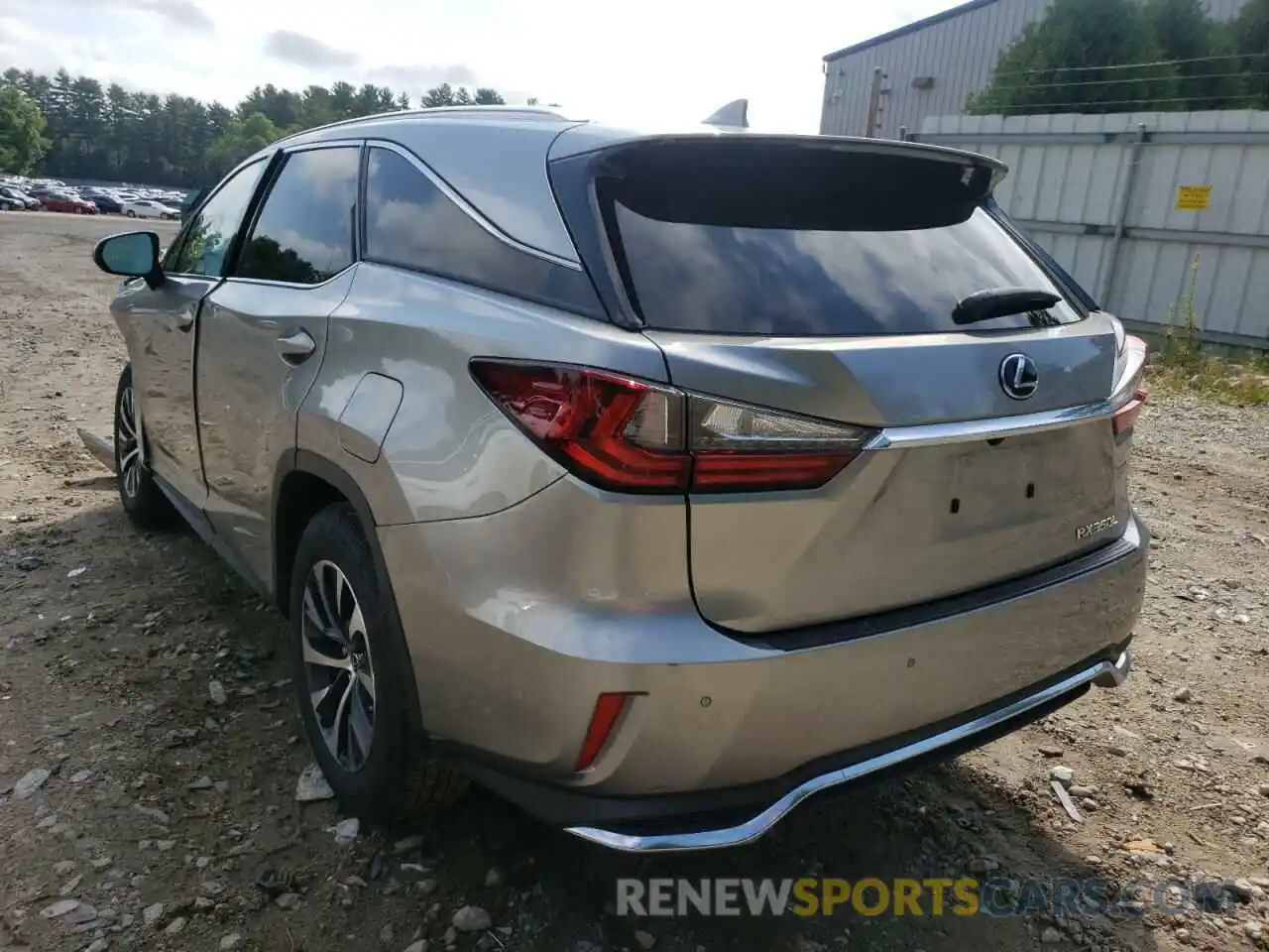 3 Фотография поврежденного автомобиля JTJHZKFA2M2034307 LEXUS RX350 2021