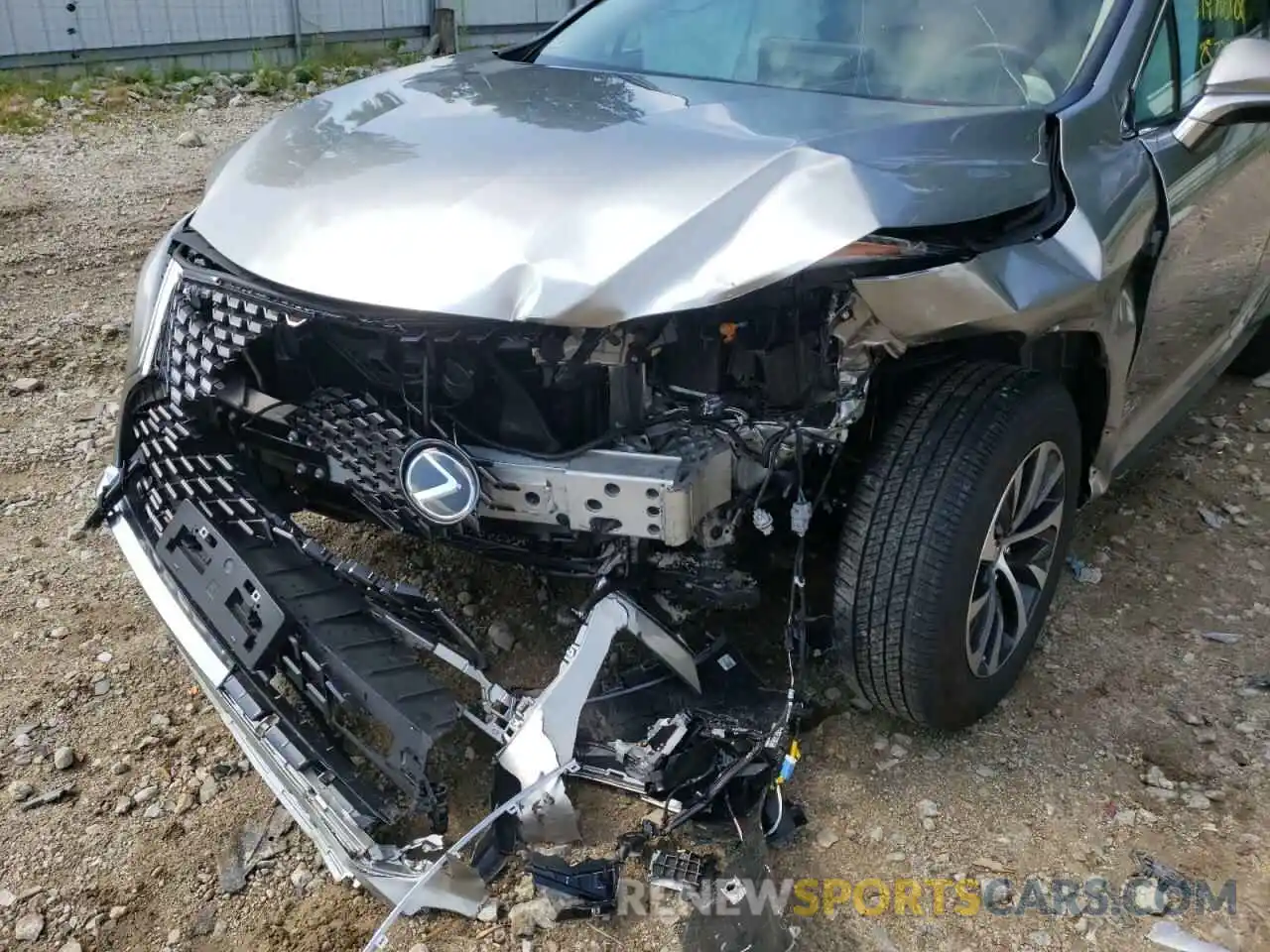 9 Photograph of a damaged car JTJHZKFA2M2034307 LEXUS RX350 2021