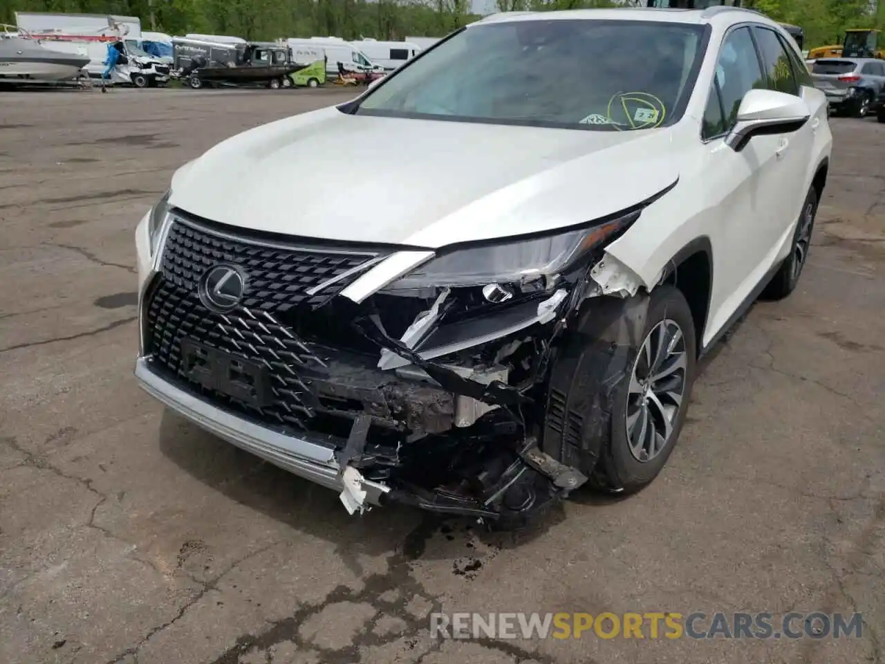 9 Фотография поврежденного автомобиля JTJHZKFA3M2029908 LEXUS RX350 2021