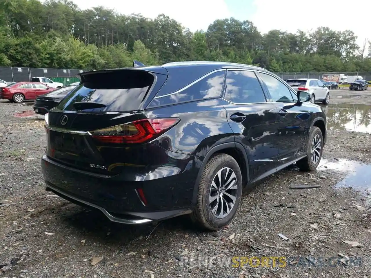 4 Photograph of a damaged car JTJHZKFA4M2031652 LEXUS RX350 2021