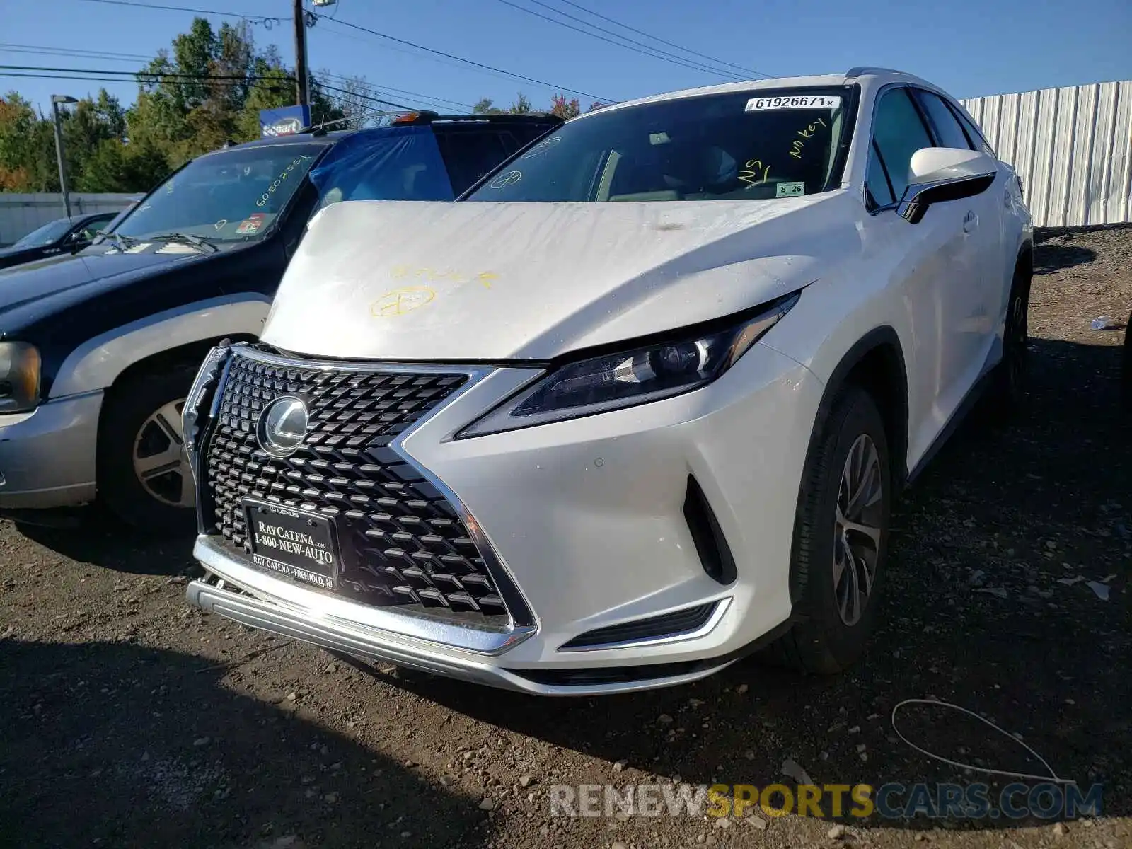 2 Фотография поврежденного автомобиля JTJHZKFA5M2034267 LEXUS RX350 2021