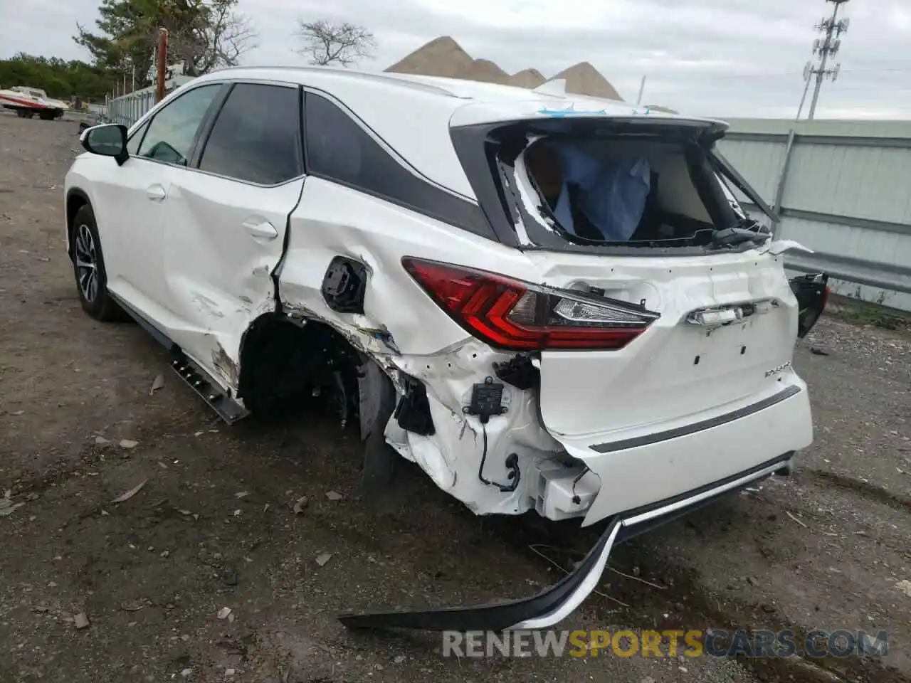 3 Фотография поврежденного автомобиля JTJHZKFA7M2030303 LEXUS RX350 2021