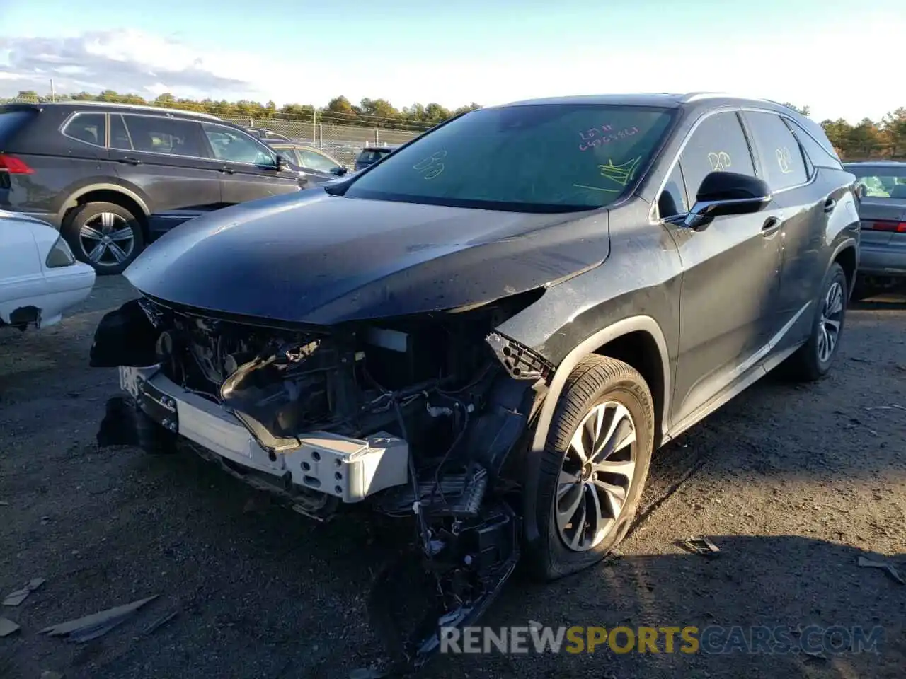 2 Photograph of a damaged car JTJHZKFA8M2030813 LEXUS RX350 2021