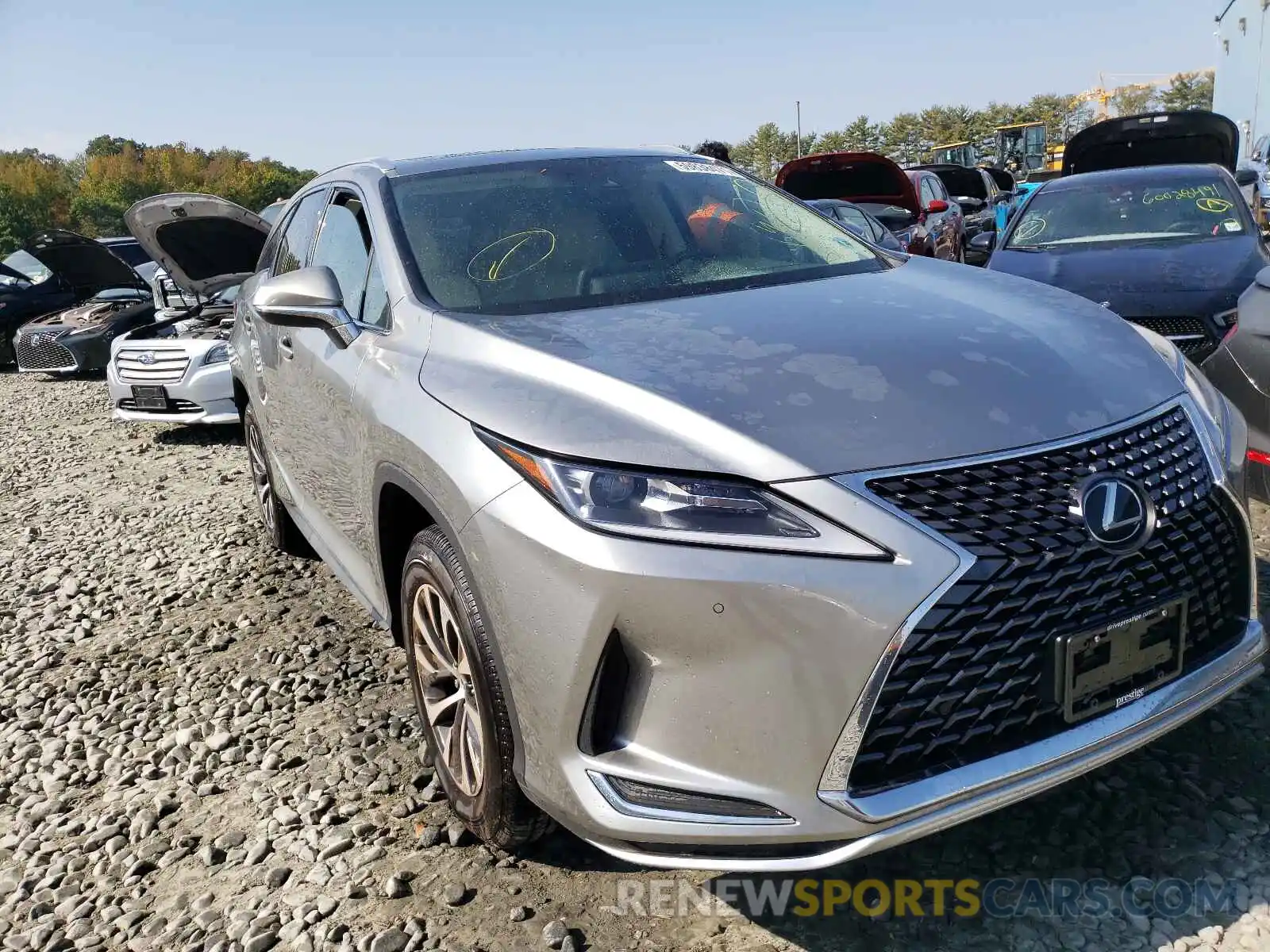 1 Photograph of a damaged car JTJHZKFA8M2031749 LEXUS RX350 2021