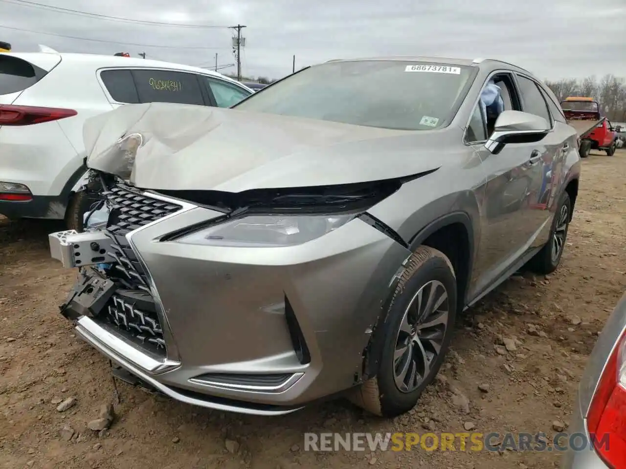 2 Фотография поврежденного автомобиля JTJHZKFA9M2033879 LEXUS RX350 2021