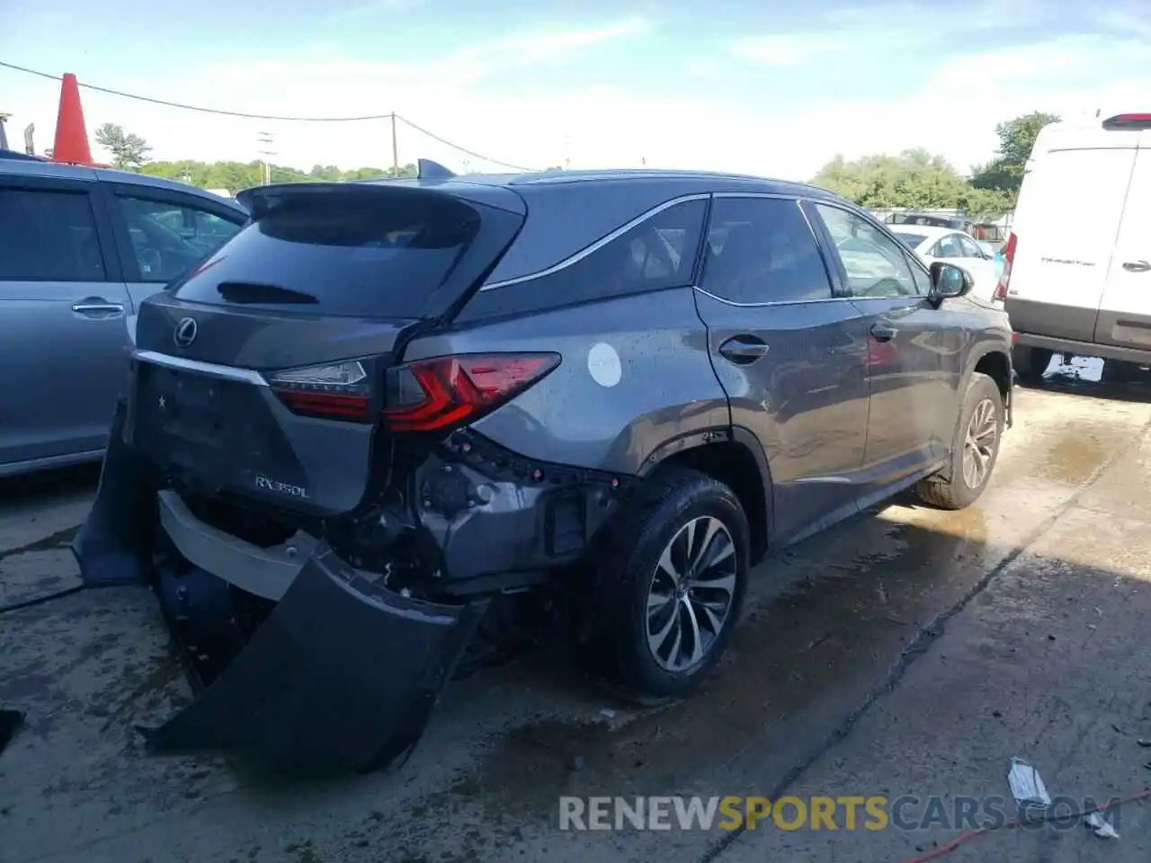 4 Photograph of a damaged car JTJHZKFA9M2033980 LEXUS RX350 2021