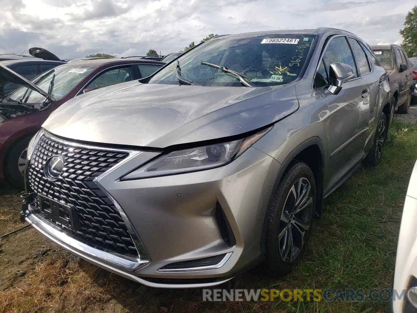 2 Photograph of a damaged car JTJHZKFAXM2028013 LEXUS RX350 2021