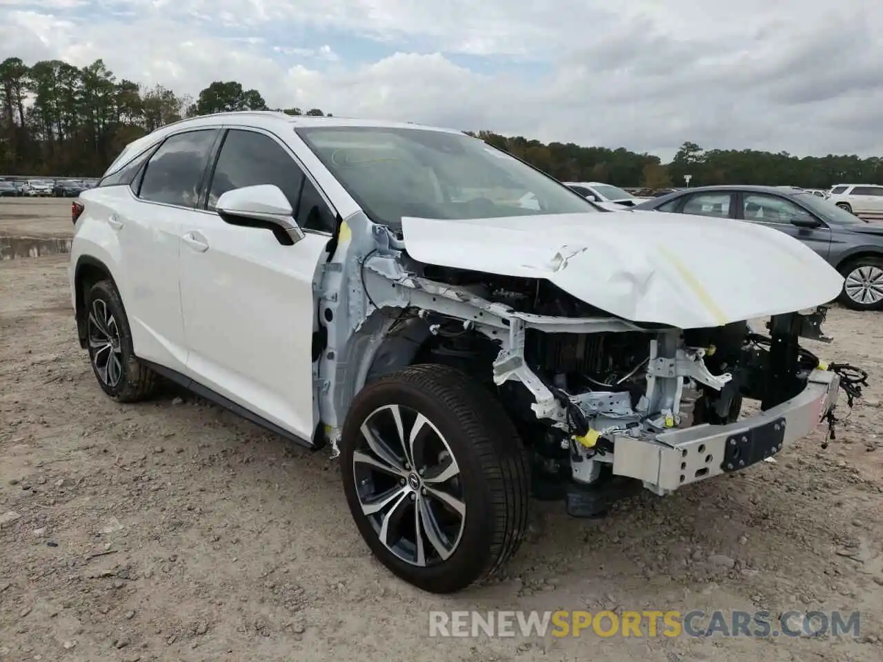 1 Photograph of a damaged car JTJHZMDA0M2051346 LEXUS RX350 2021