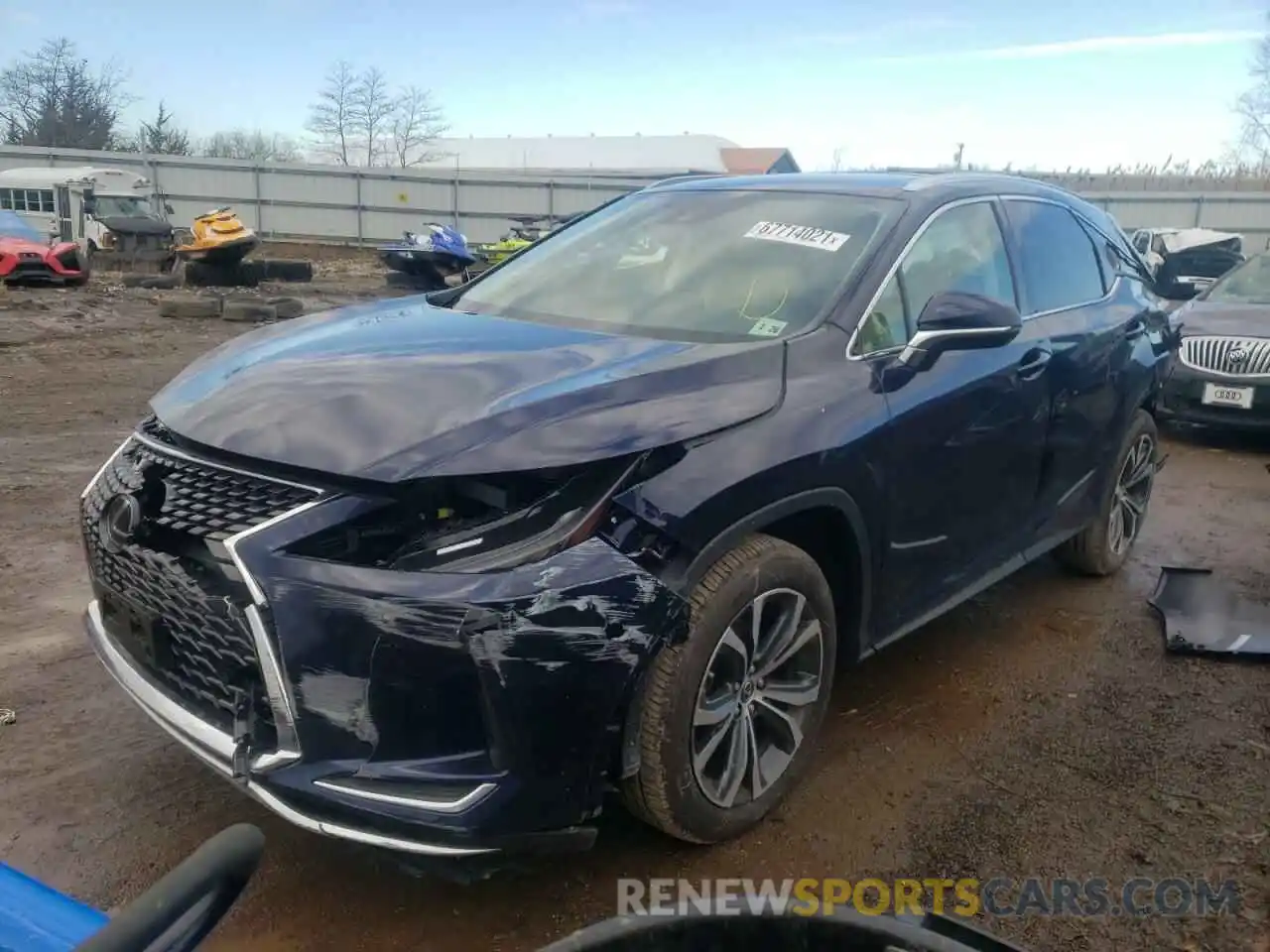 2 Photograph of a damaged car JTJHZMDA0M2052254 LEXUS RX350 2021