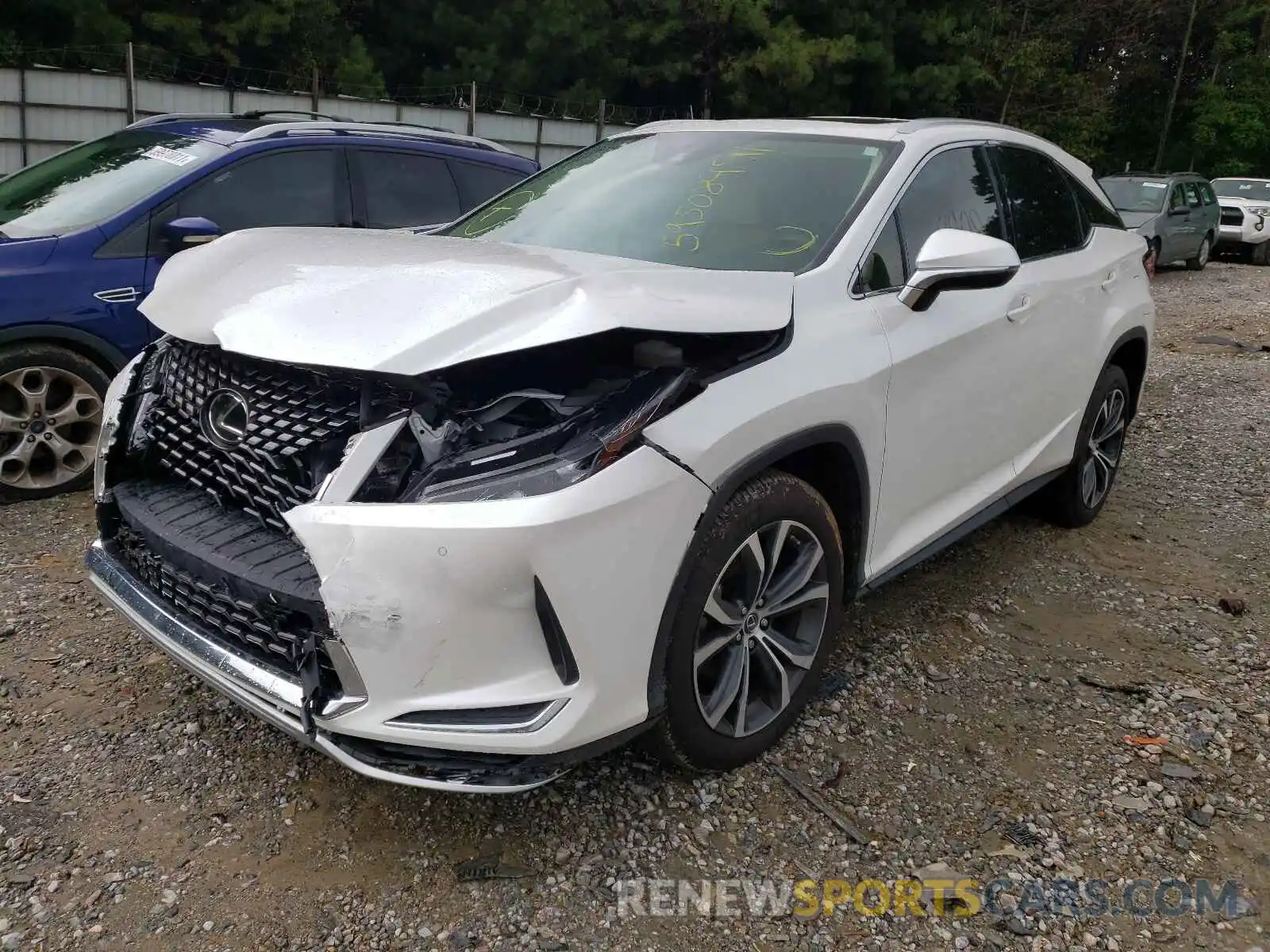 2 Photograph of a damaged car JTJHZMDA6M2051867 LEXUS RX350 2021