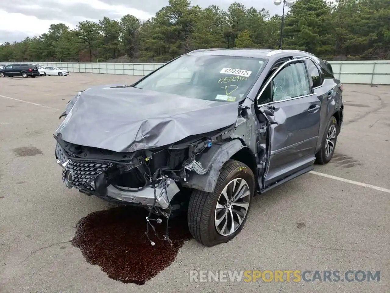 2 Photograph of a damaged car JTJHZMDA9M2052916 LEXUS RX350 2021