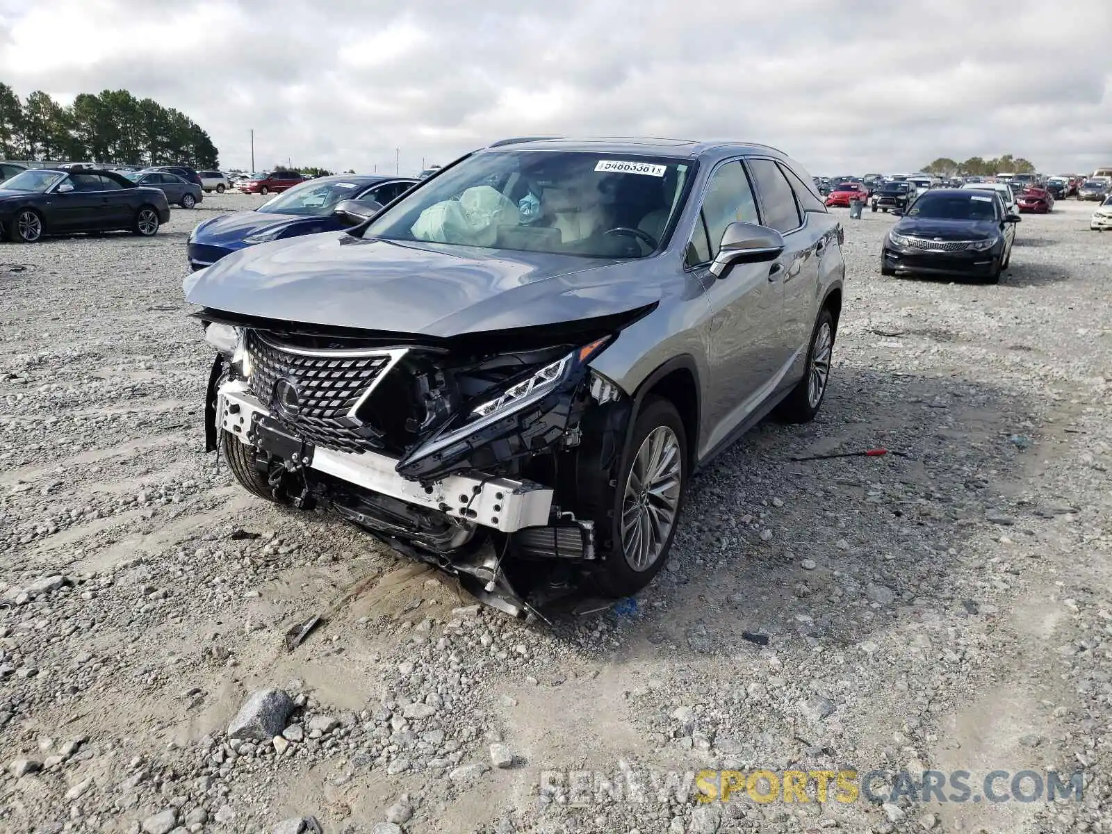 2 Photograph of a damaged car JTJJZKEA0M2020523 LEXUS RX350 2021