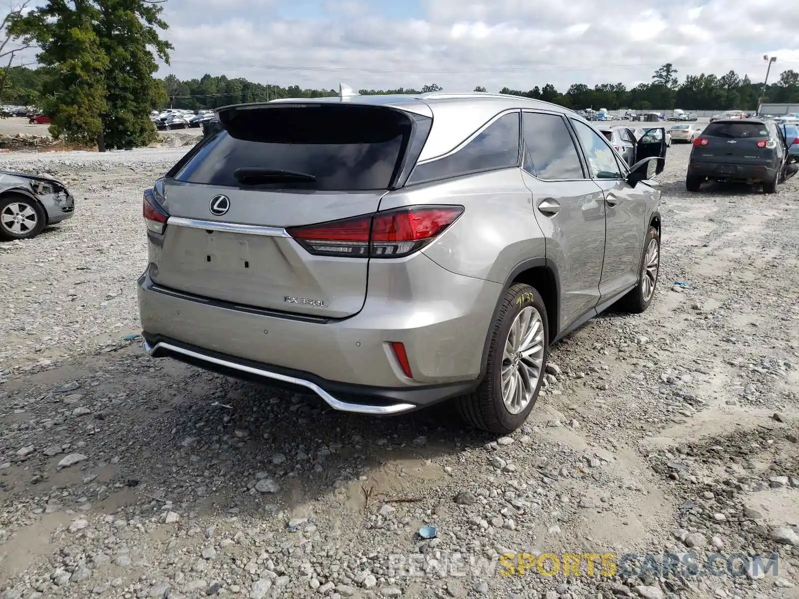 4 Фотография поврежденного автомобиля JTJJZKEA0M2020523 LEXUS RX350 2021