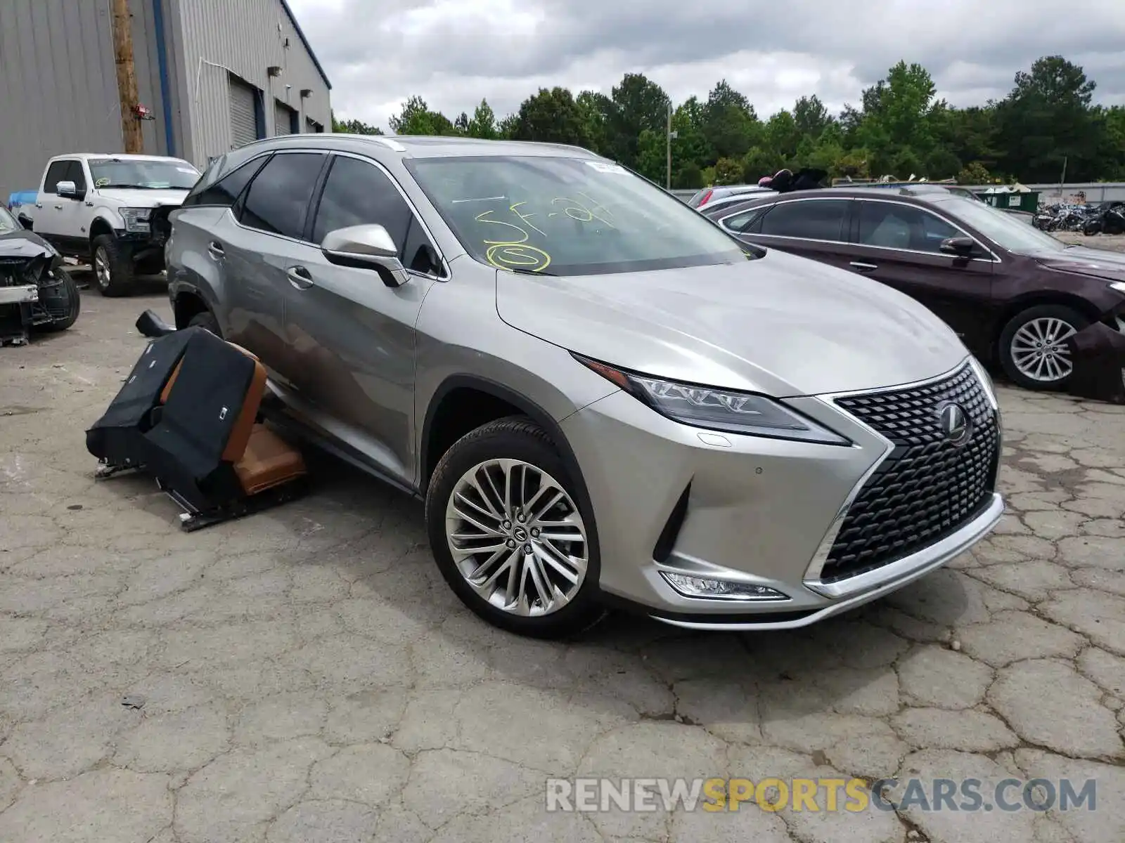 1 Photograph of a damaged car JTJJZKEA1M2021325 LEXUS RX350 2021