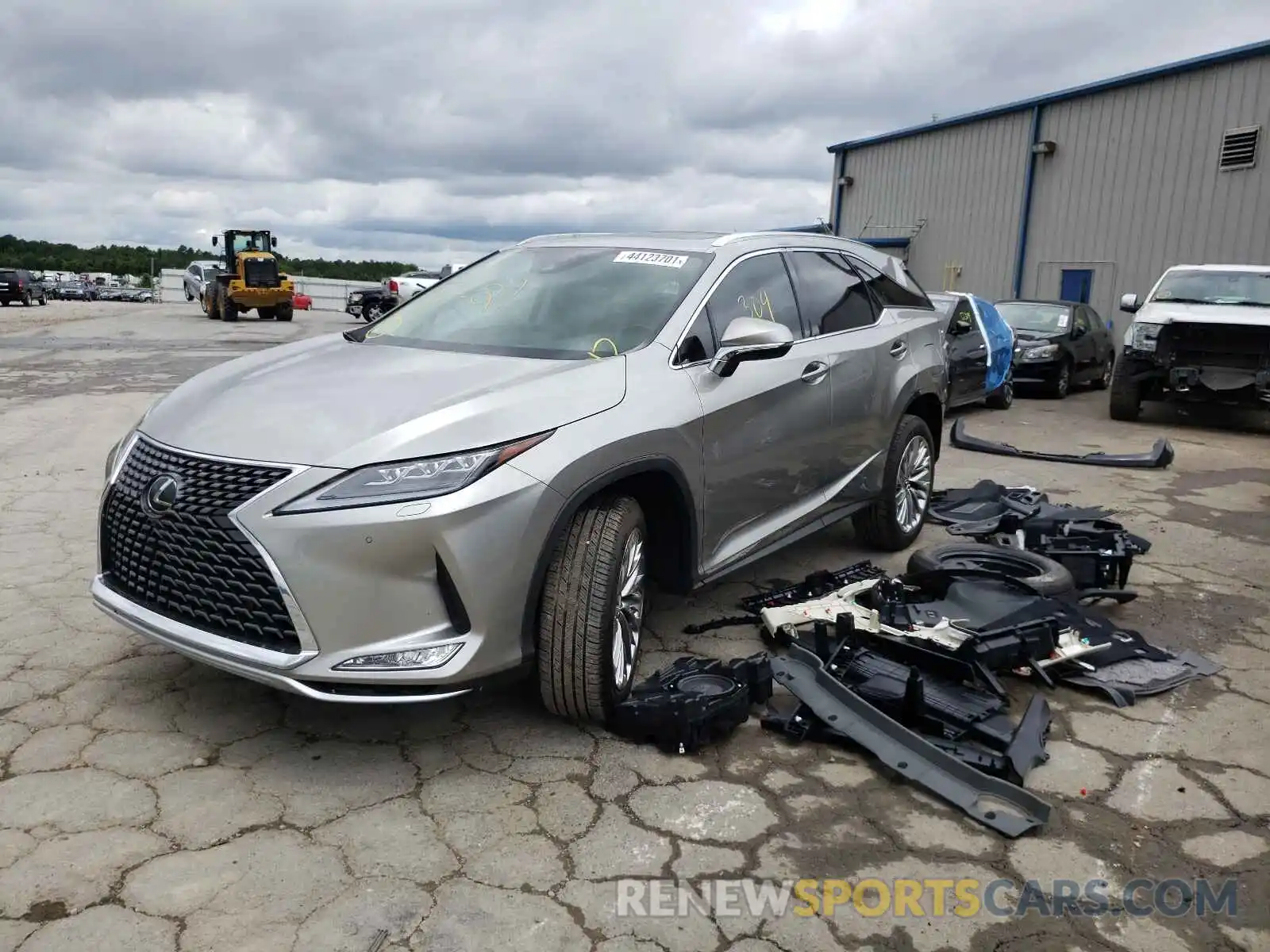 2 Фотография поврежденного автомобиля JTJJZKEA1M2021325 LEXUS RX350 2021