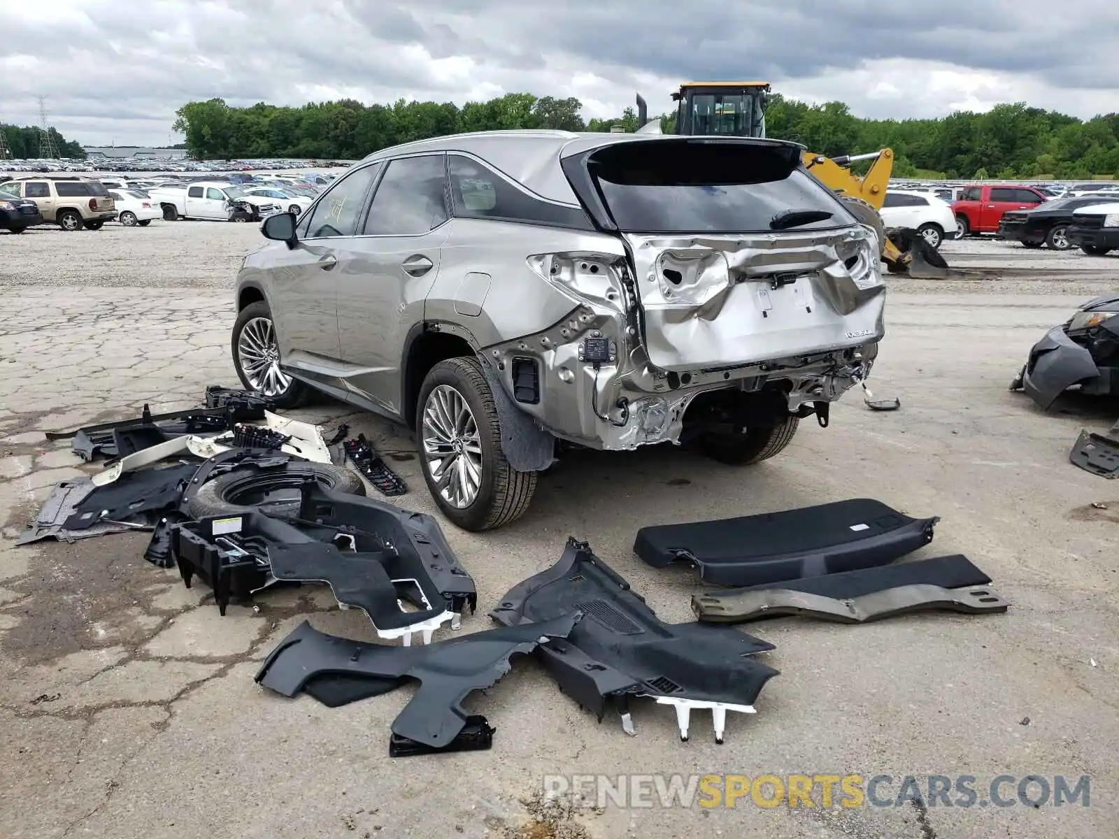 3 Photograph of a damaged car JTJJZKEA1M2021325 LEXUS RX350 2021