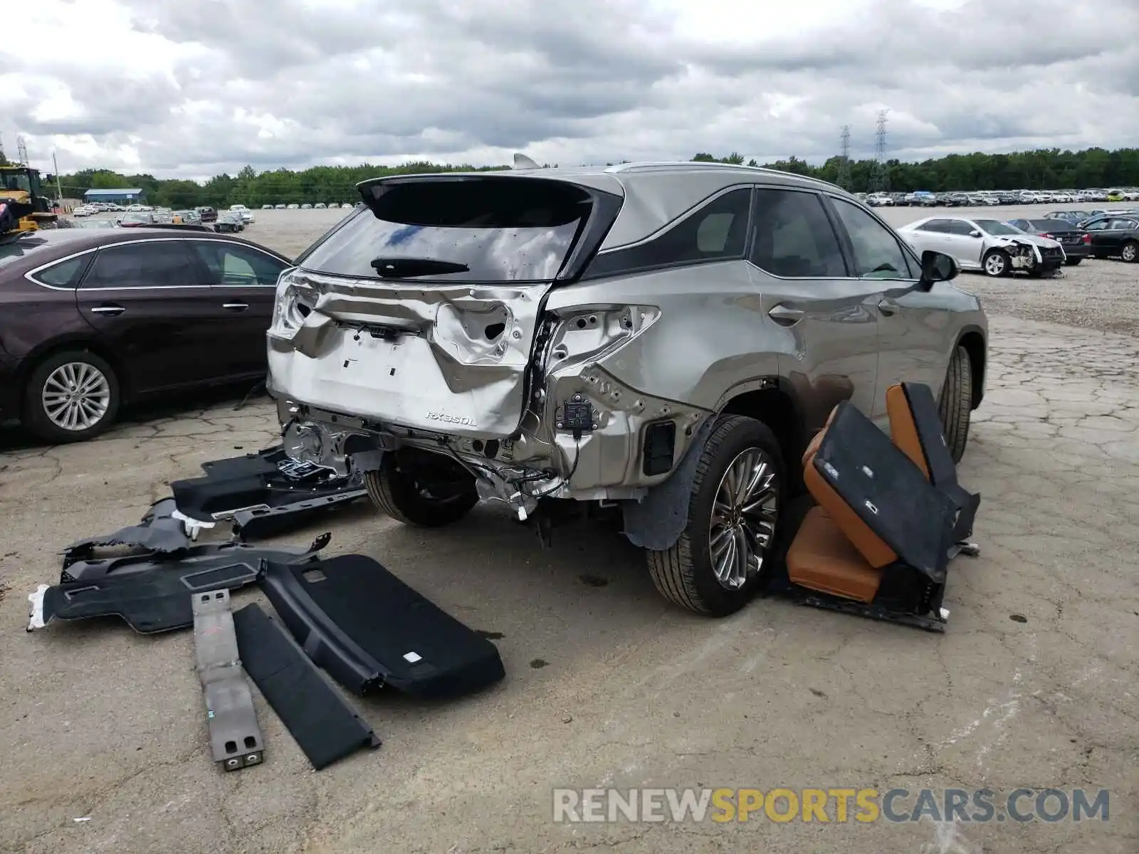 4 Photograph of a damaged car JTJJZKEA1M2021325 LEXUS RX350 2021