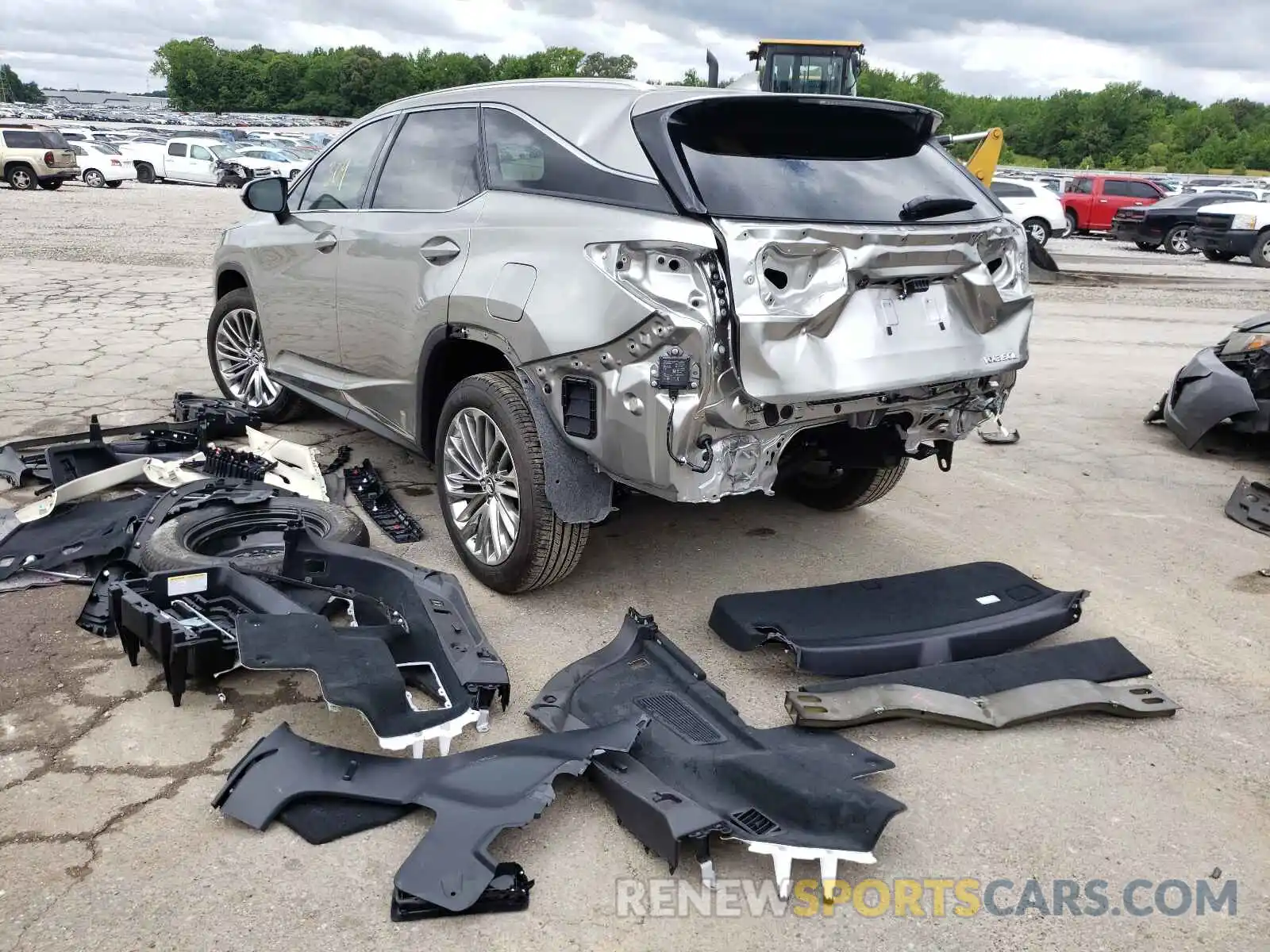 9 Photograph of a damaged car JTJJZKEA1M2021325 LEXUS RX350 2021