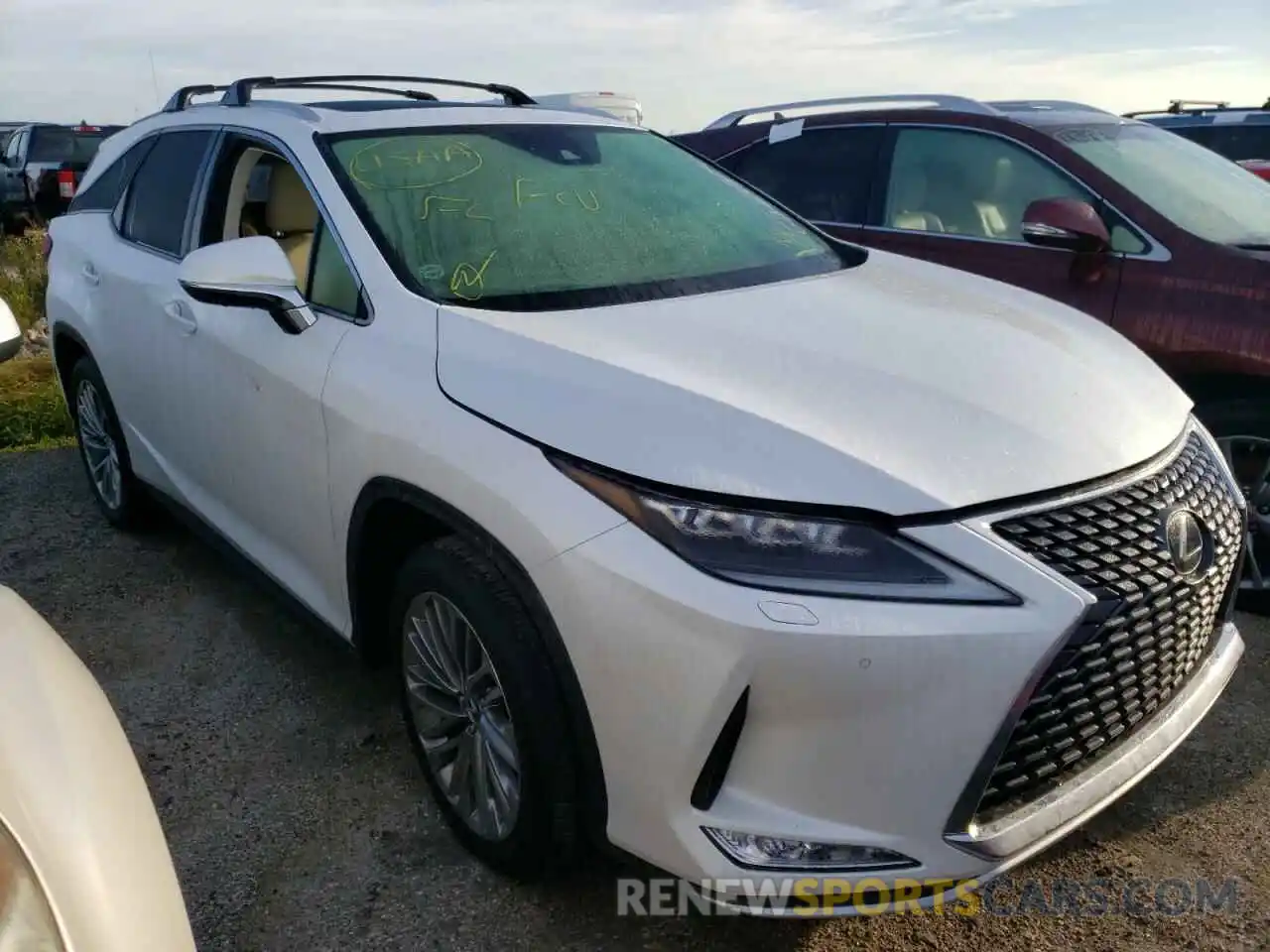 1 Photograph of a damaged car JTJJZKEA5M2018394 LEXUS RX350 2021