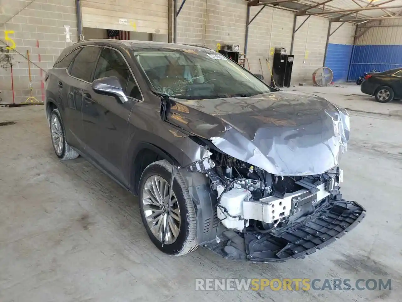 1 Photograph of a damaged car JTJJZKEA9M2019435 LEXUS RX350 2021