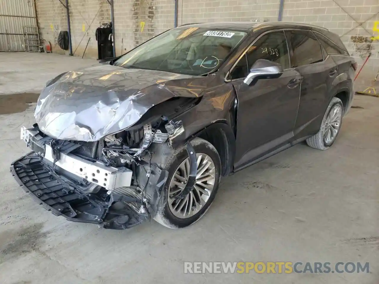 2 Photograph of a damaged car JTJJZKEA9M2019435 LEXUS RX350 2021