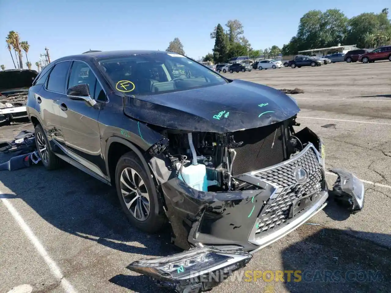 1 Photograph of a damaged car 2T2AZMAA0NC219249 LEXUS RX350 2022