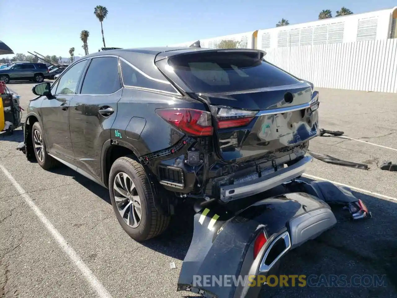 3 Photograph of a damaged car 2T2AZMAA0NC219249 LEXUS RX350 2022