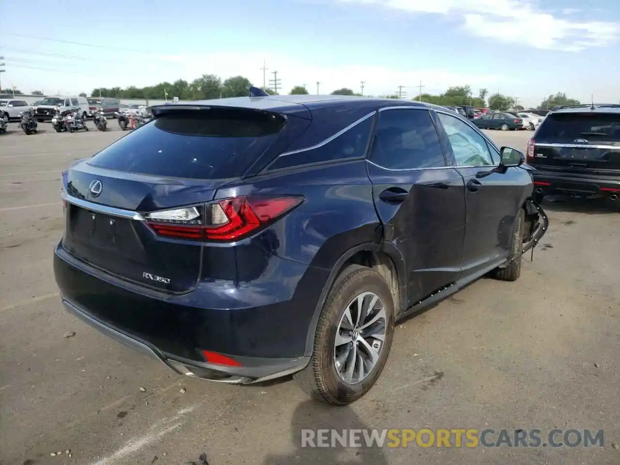 4 Photograph of a damaged car 2T2AZMAA1NC227960 LEXUS RX350 2022